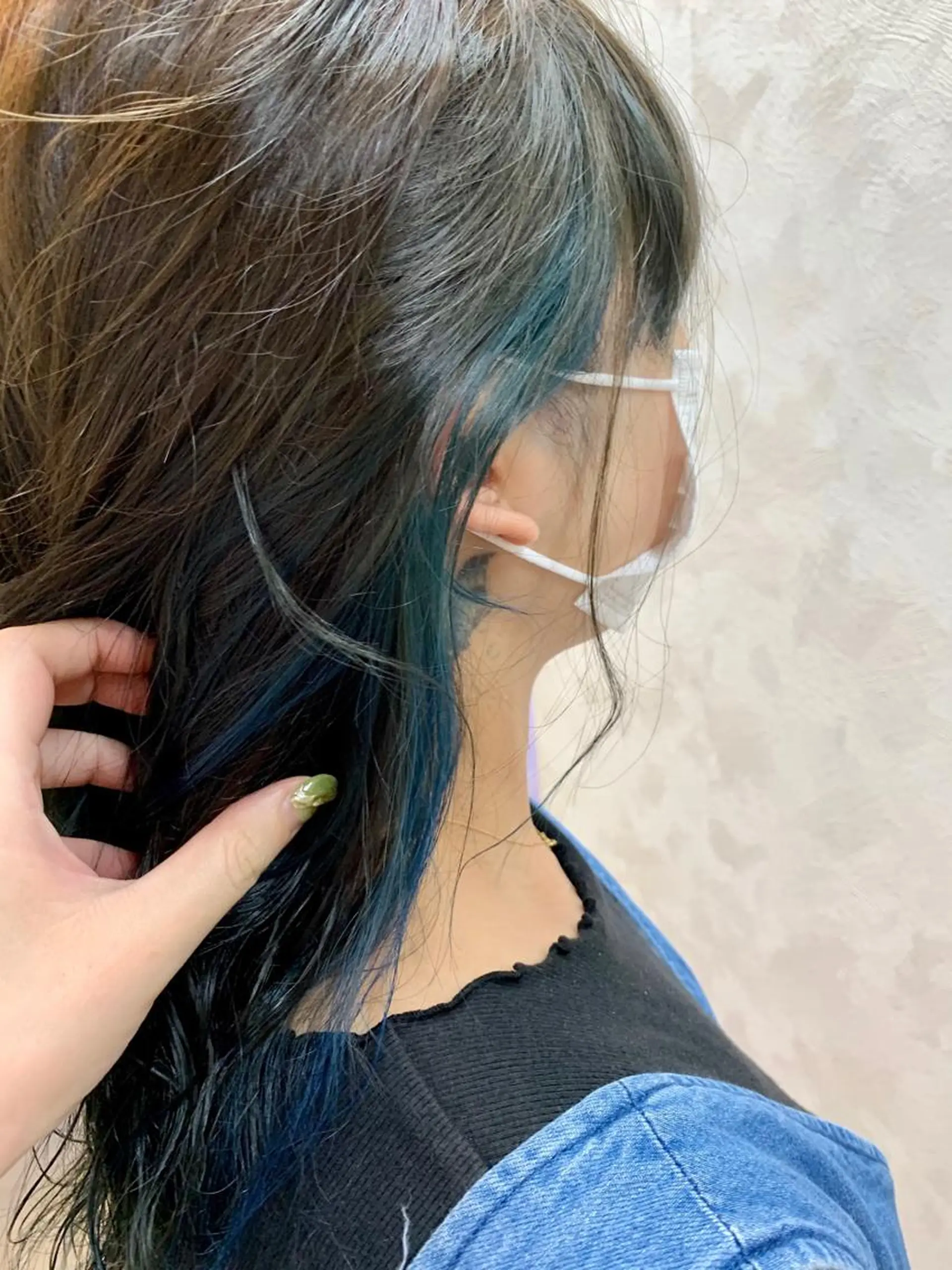 ミディアム カット ヘアカラー トリートメント 加藤 遥花のヘアスタイル