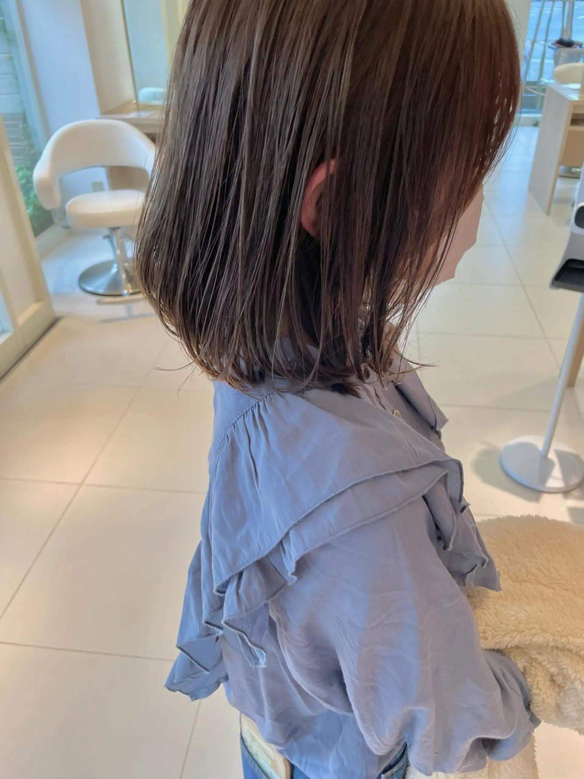 ミディアム カラー ショートボブ ボブ 鶴岡で縮毛矯正なら お任せ！ハヤシナオミのヘアスタイル