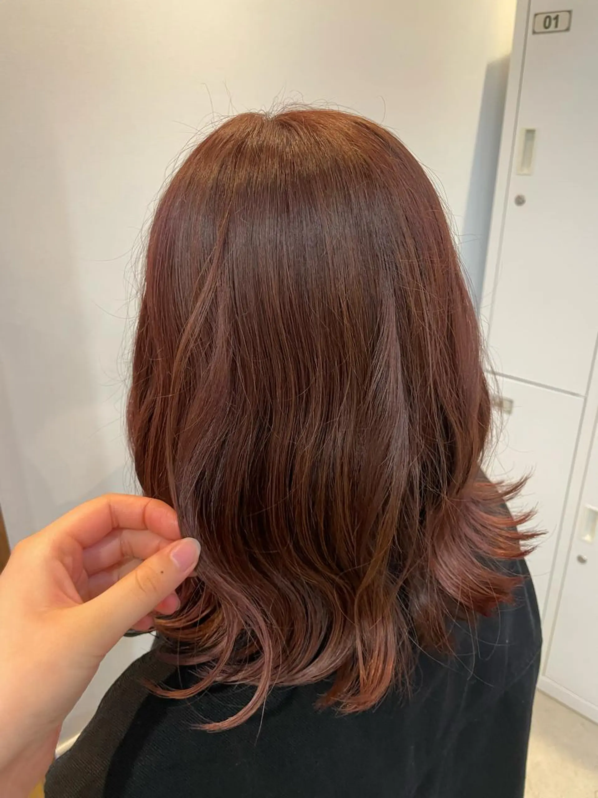 ミディアム カラー ヘアカラー みやした もあのヘアスタイル