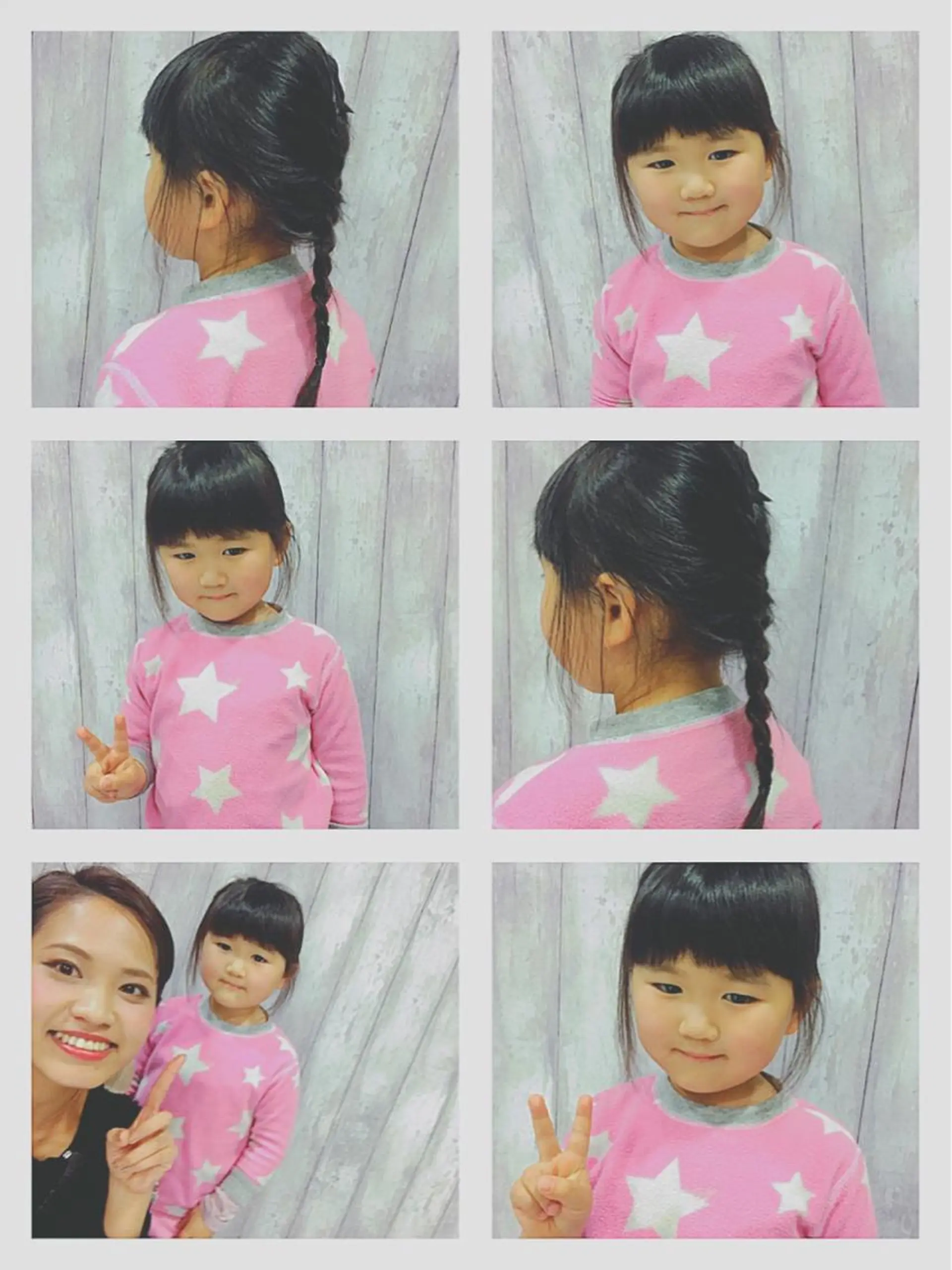 ロング ヘアアレンジ キッズ boutique misakiのヘアスタイル