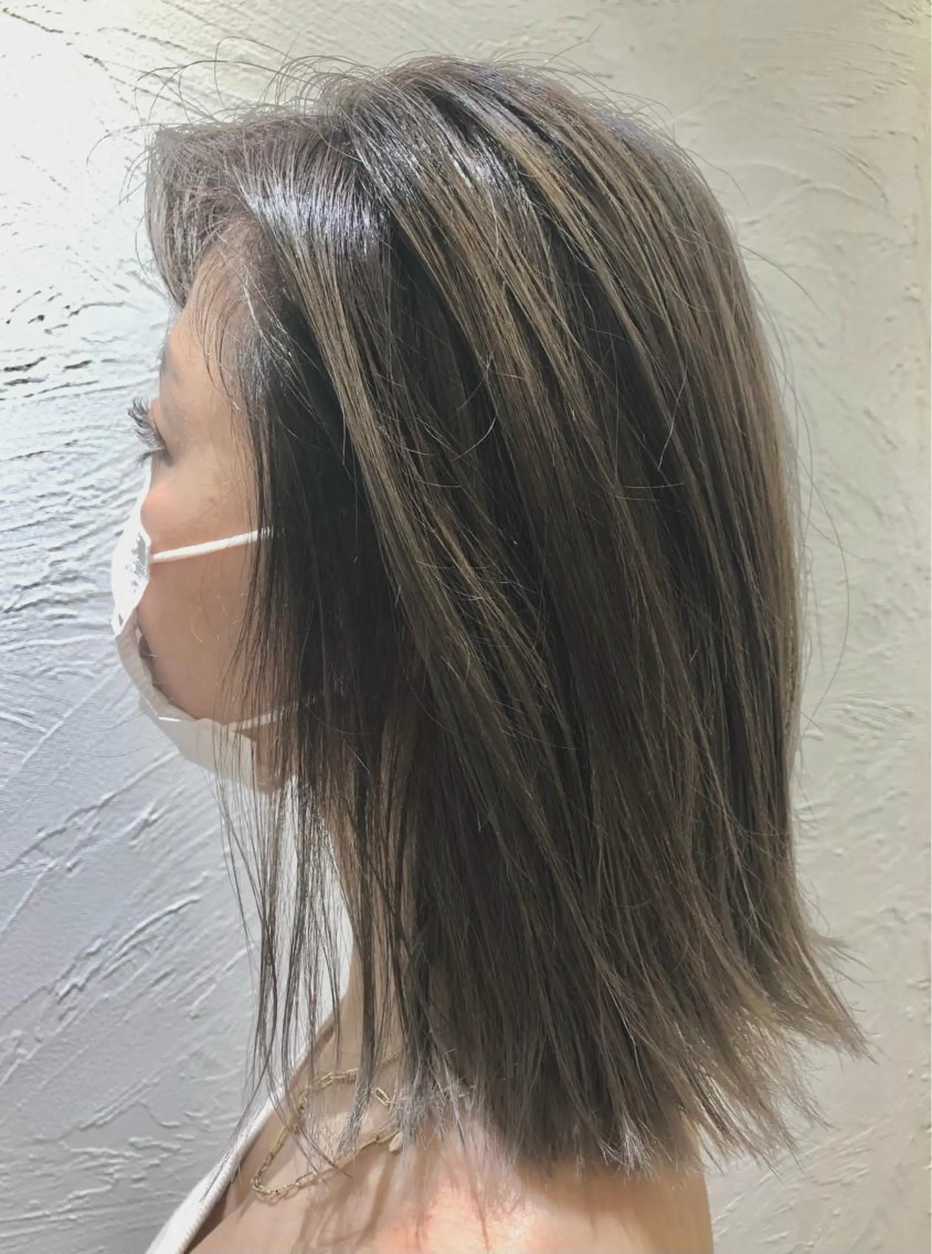 セミロング カラー 🍀褒められヘア🍀 松尾舜のヘアスタイル