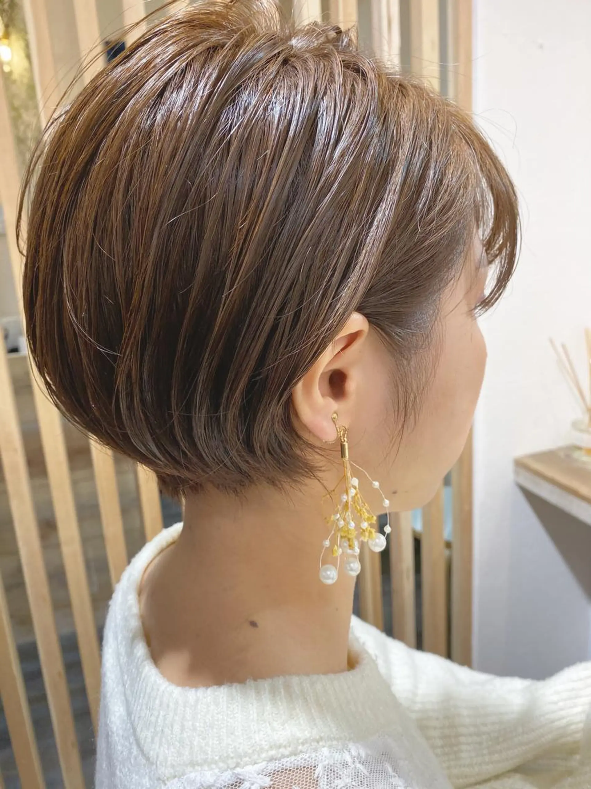 ショート カラー ヘアカラー トリートメント 🌈ショート/レイヤ ーカット/中村崇宏のヘアスタイル