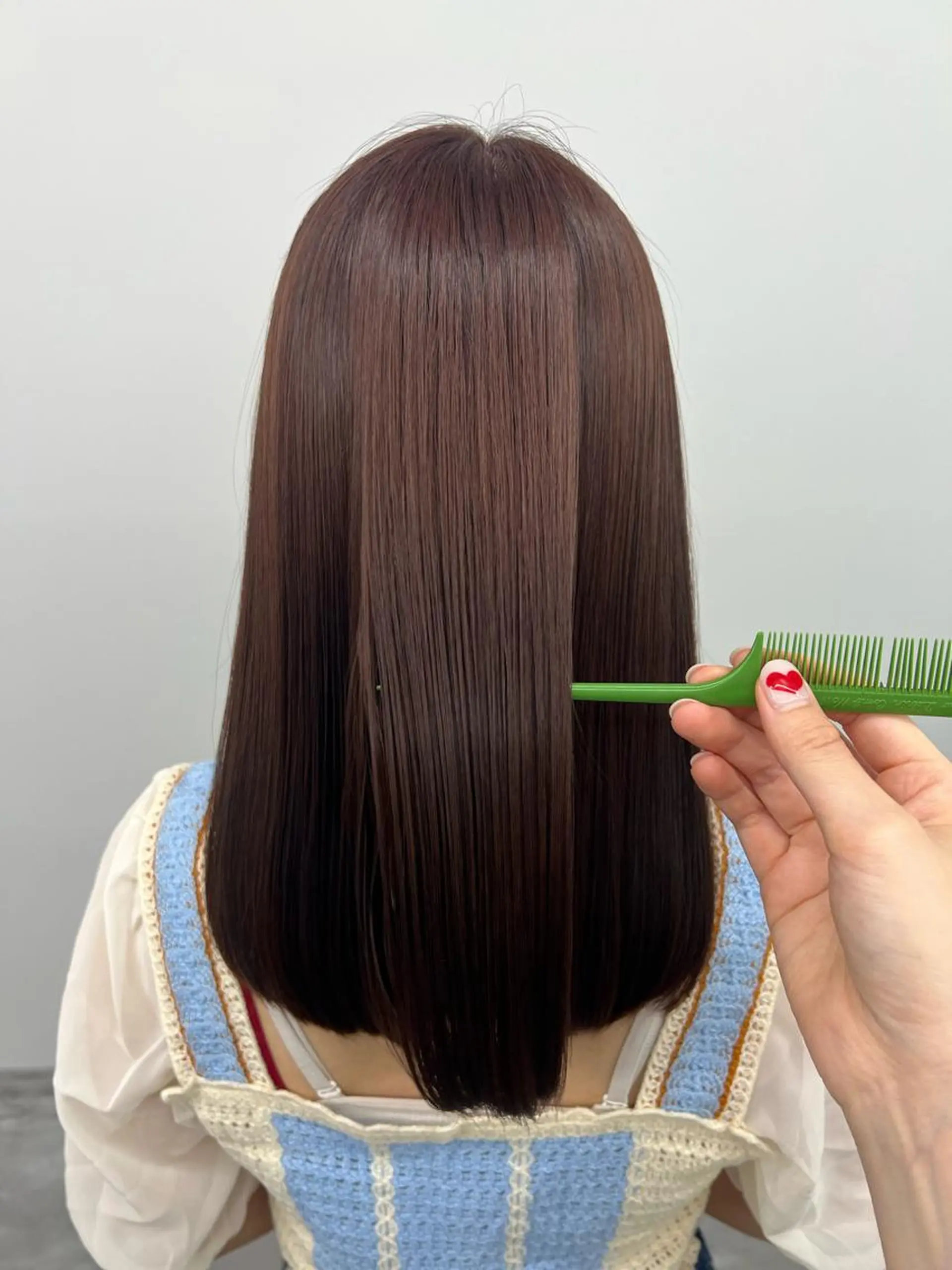 カラー 髪質改善 ヘアカラー トリートメント MYRTLE Mifūのヘアスタイル