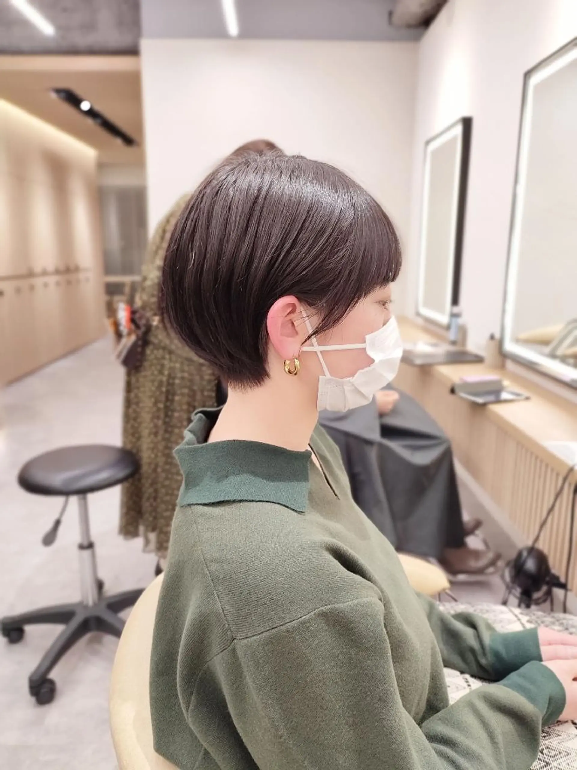 ショート ショートヘア 【似合わせ・レイヤー ・パーマ】海気のヘアスタイル