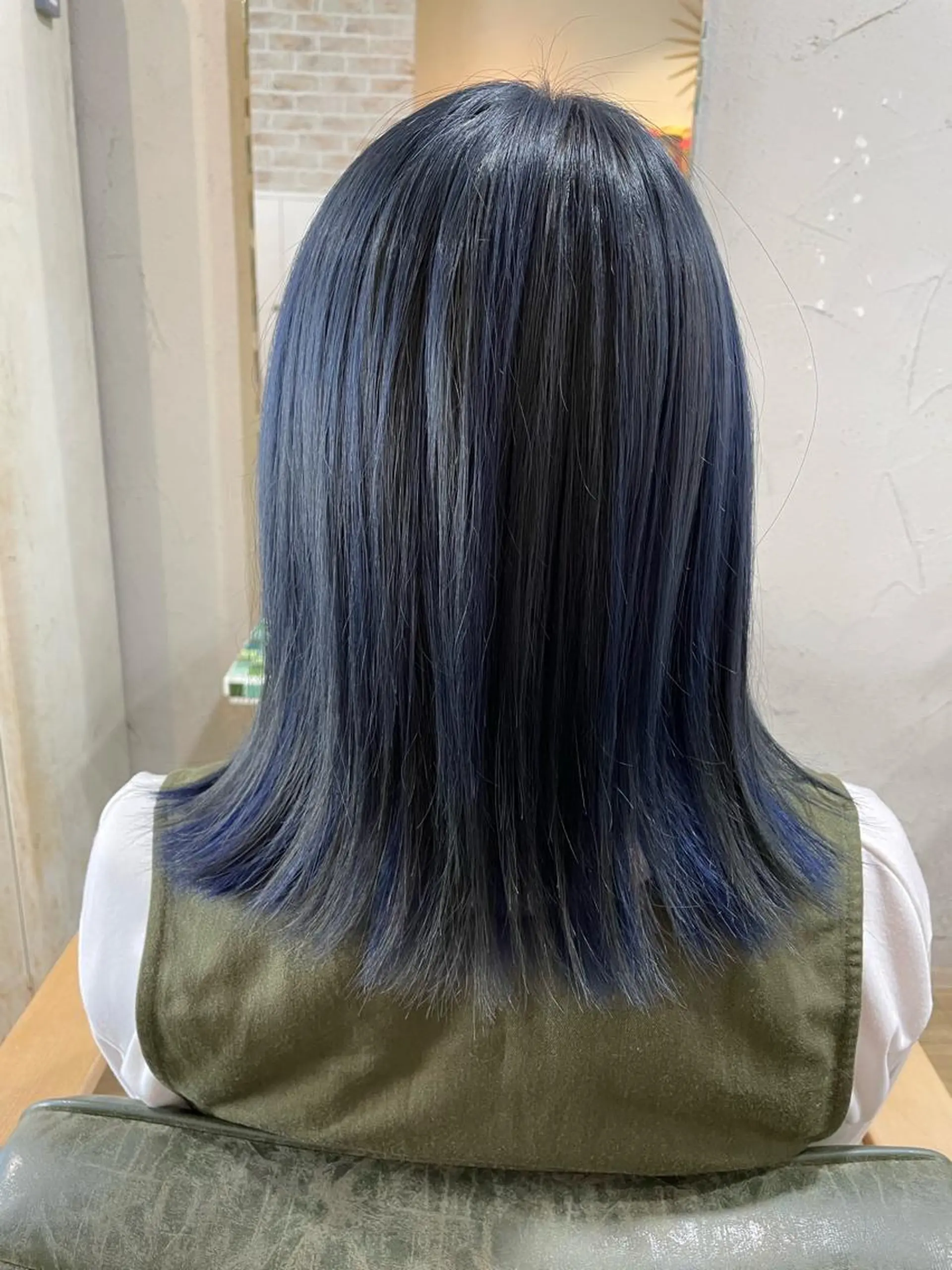 ミディアム ヘアカラー 國次 夕貴のヘアスタイル