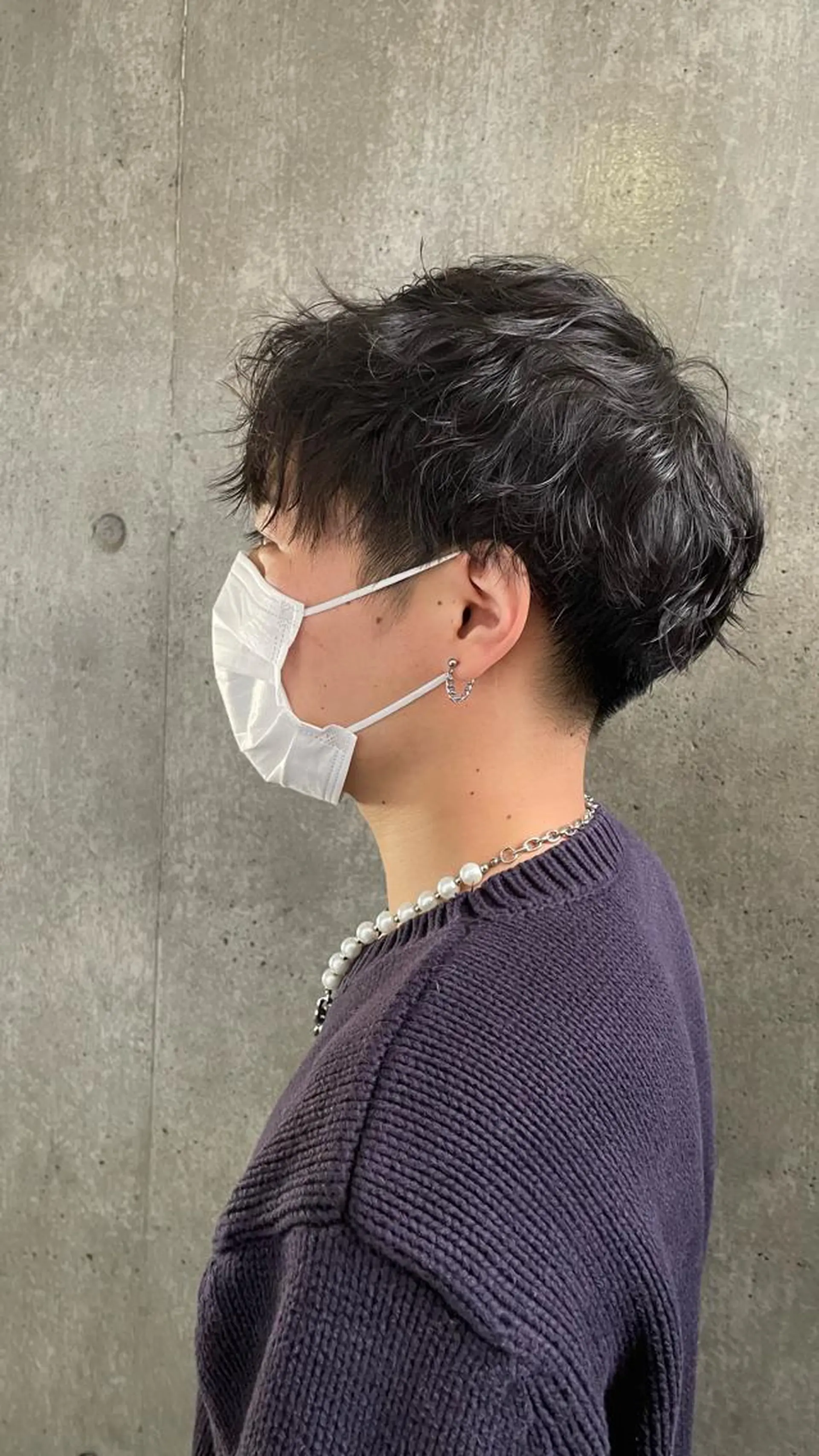 パーマ メンズ もりたみかこ 美容師お休み中のヘアスタイル