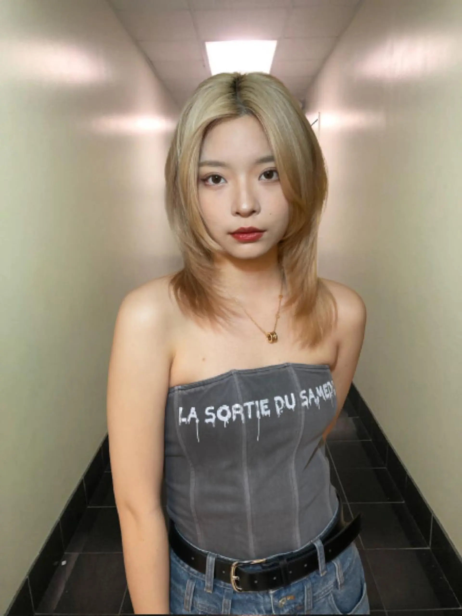 ミディアム カラー ヘアカラー トリートメント BANK'S hair所属・縮毛矯正 髪質改善寺坂雄飛💐のヘアスタイル