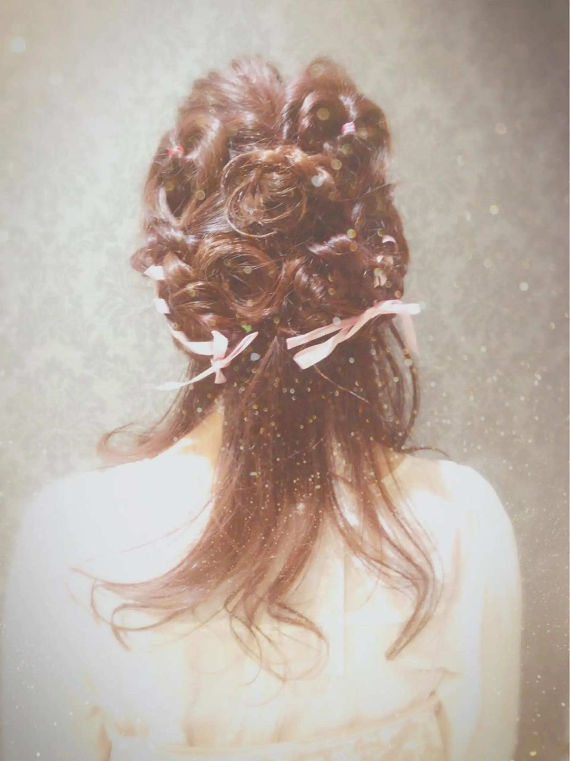 セミロング ヘアアレンジ ハットリ ユウイチのヘアスタイル