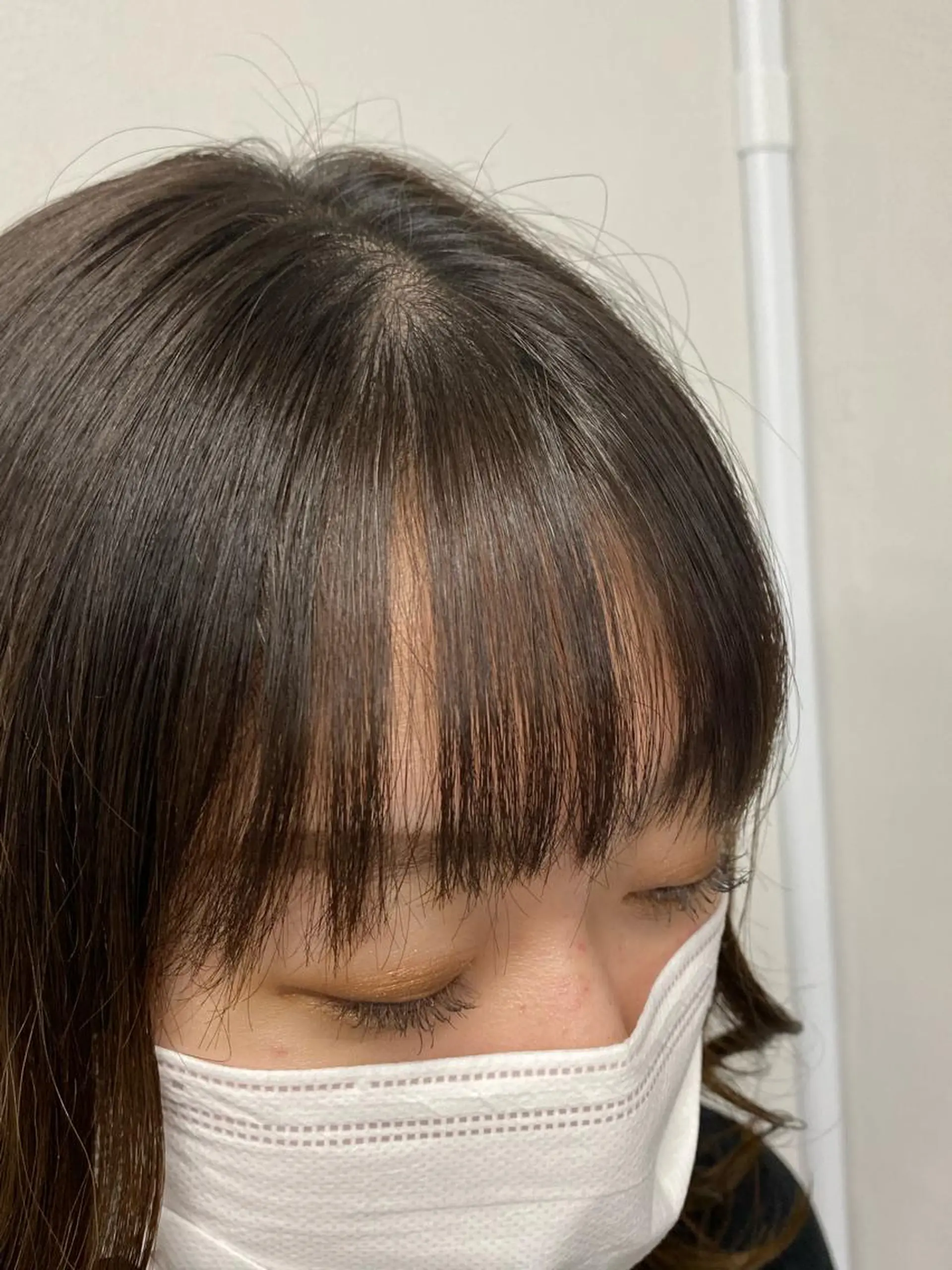 セミロング 縮毛矯正 TRU Shino🦋のマツエク・マツパデザイン