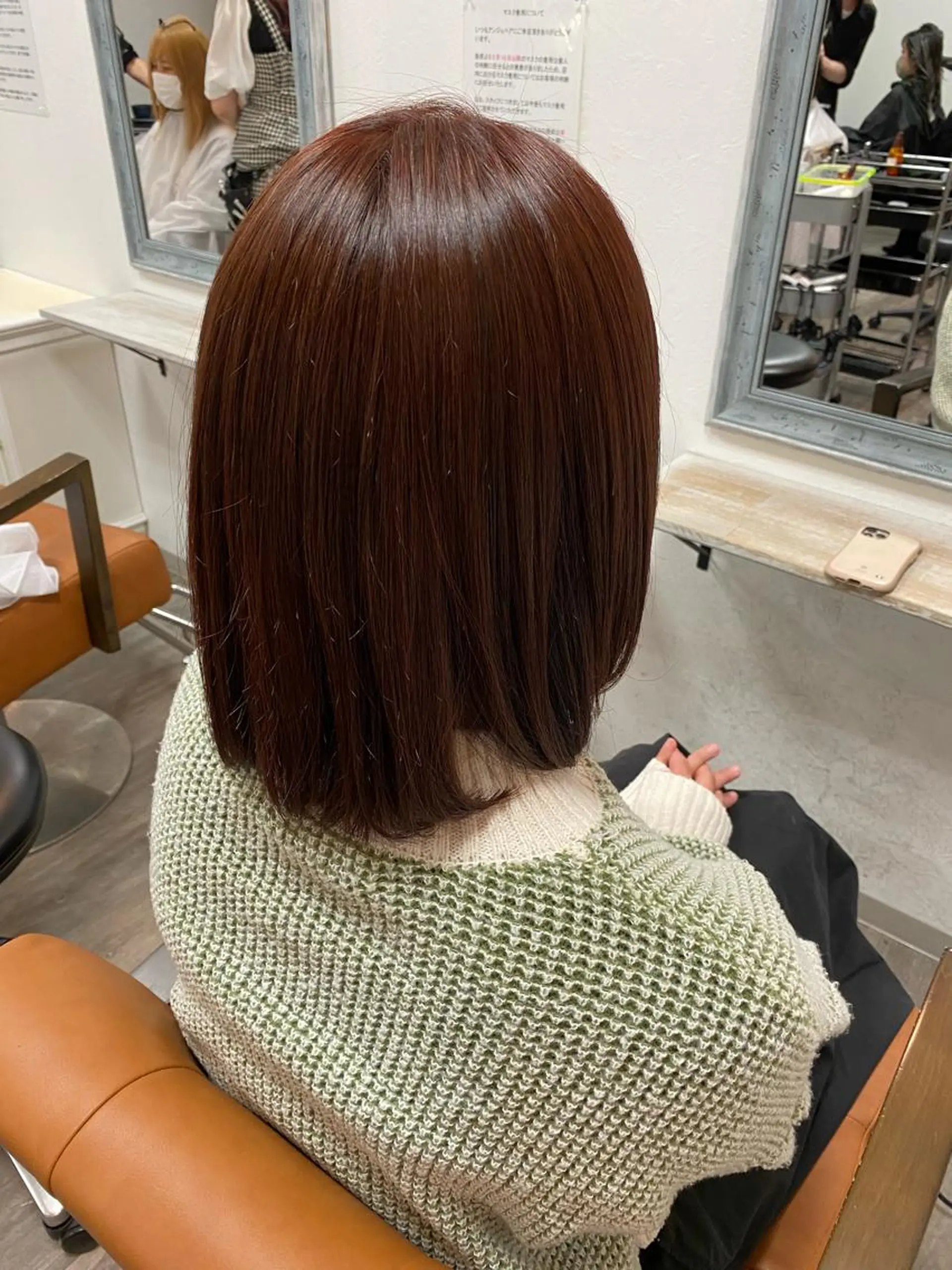ミディアム 柳坪 まなのヘアスタイル