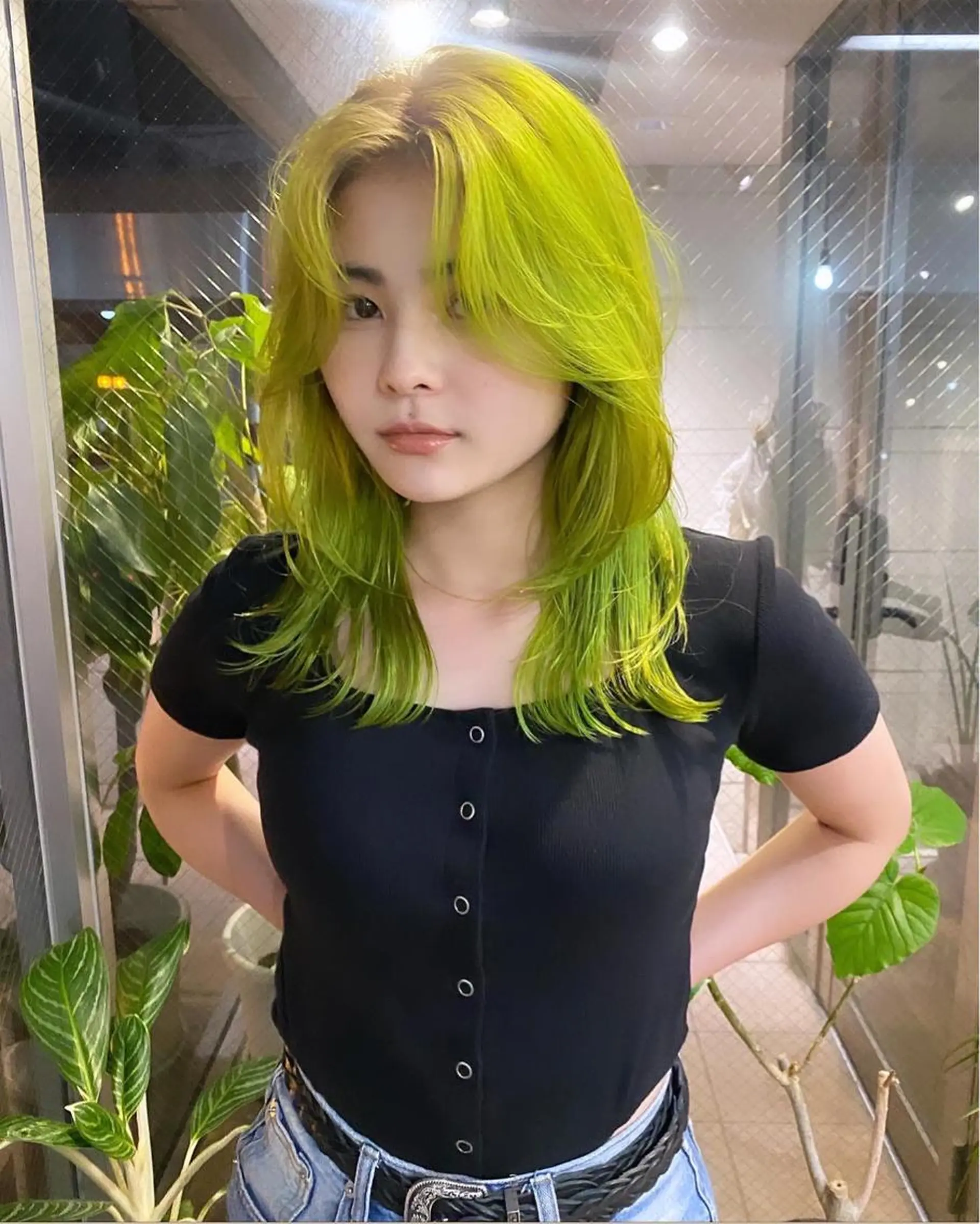 ミディアム カラー パーマ ヘアアレンジ メンズ キッズ ネイル マツエク・マツパ アイブロウ 眉カラー 顔周りカット 外国人風カラー 撮影モデル募集 🦋soemikaのヘアスタイル