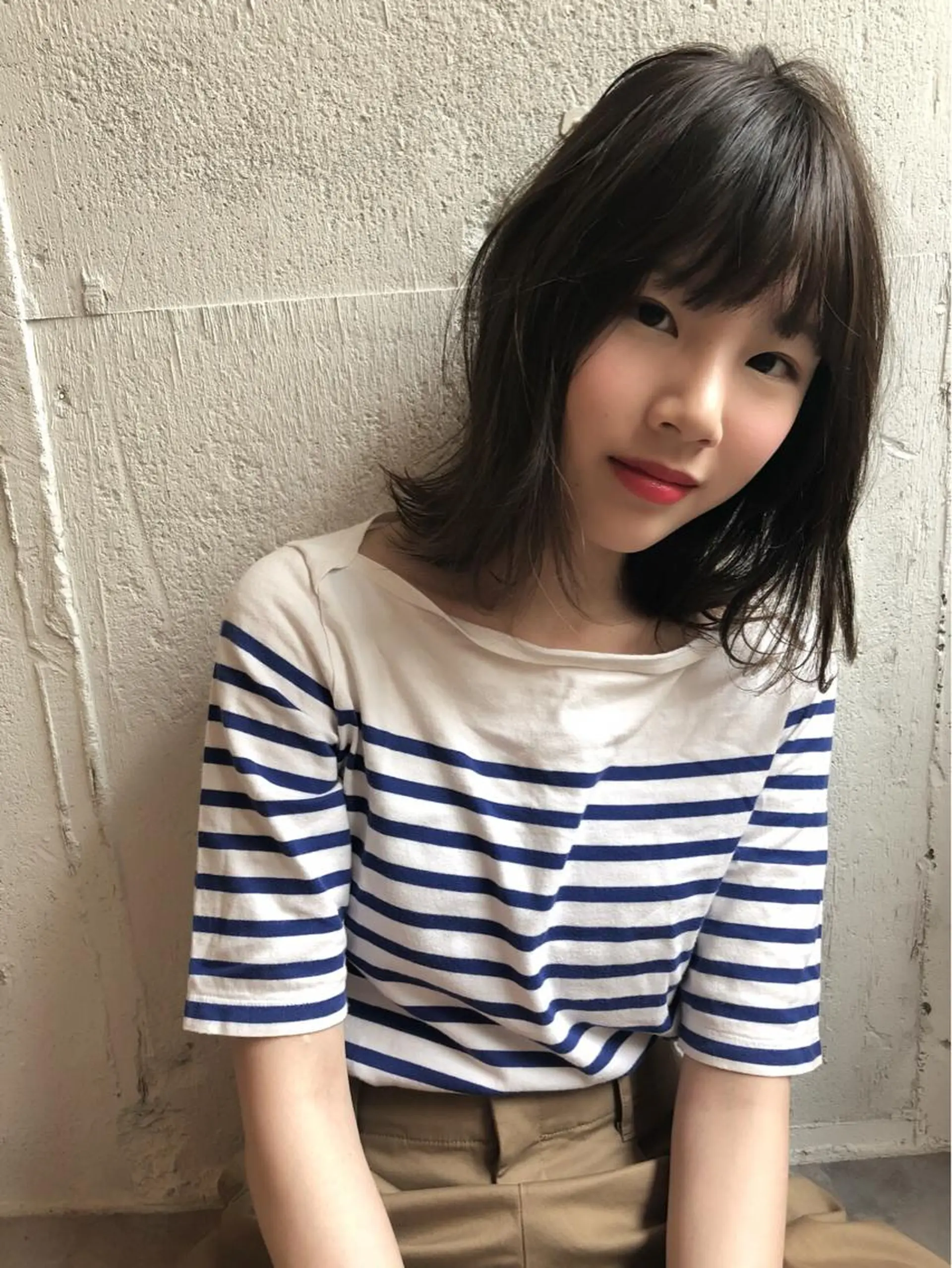 ミディアム あらき ちさとのヘアスタイル