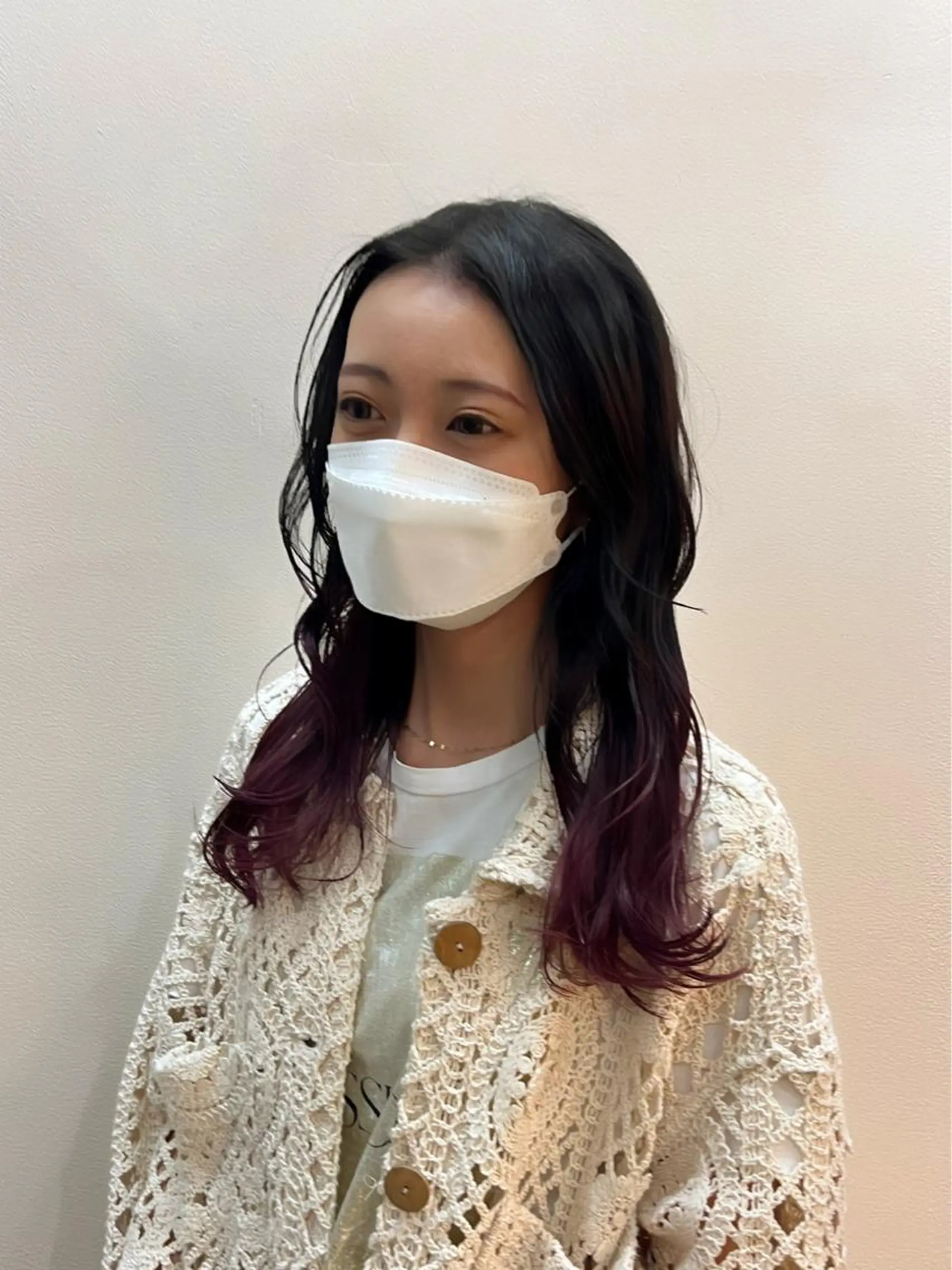 ロング カラー 透明感/血色カラー/ 似合せレイヤー/ゆいのヘアスタイル