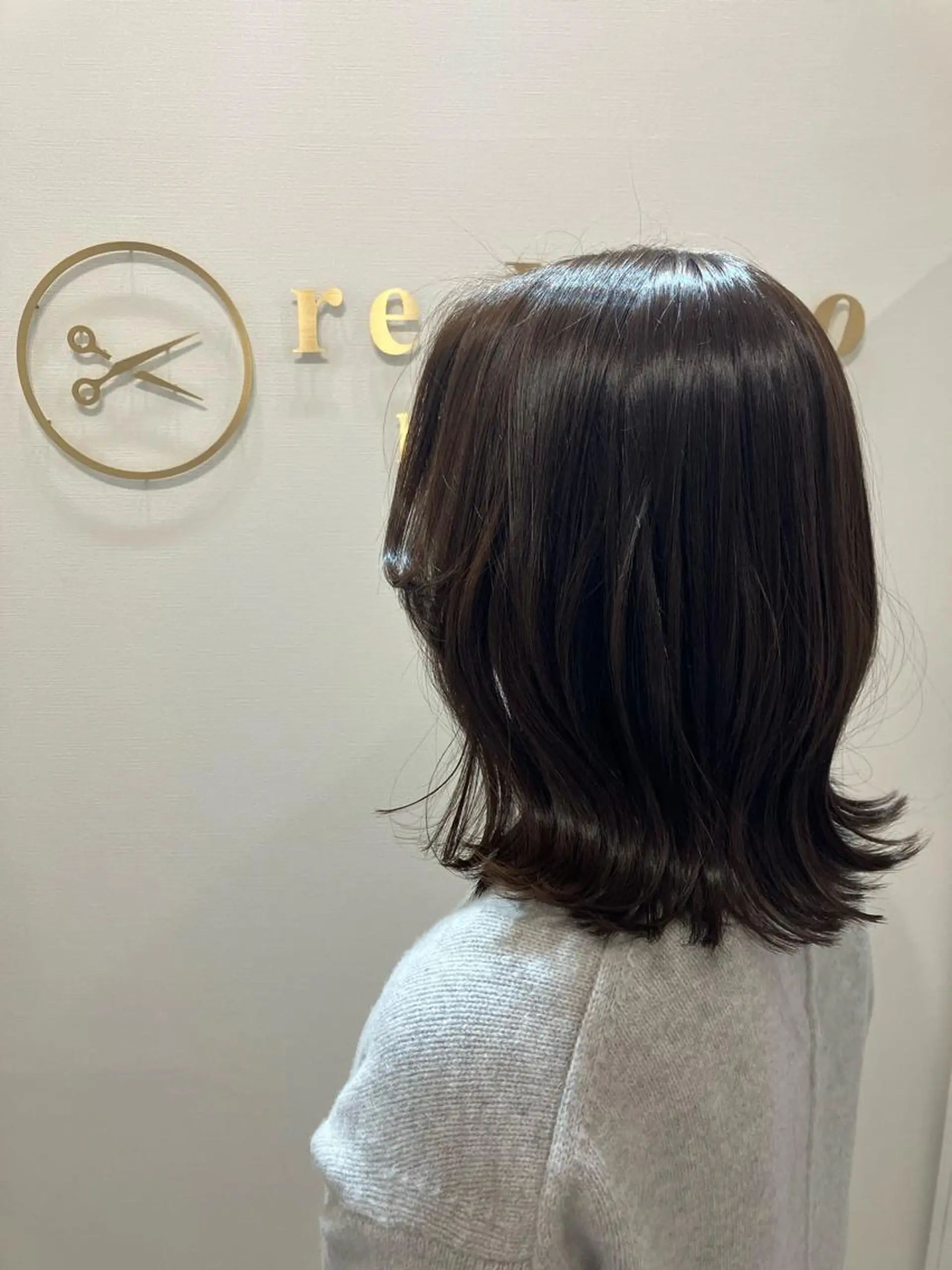 ミディアム カラー ヘアアレンジ キッズ 横浜関内髪質改善 re:Magoのヘアスタイル