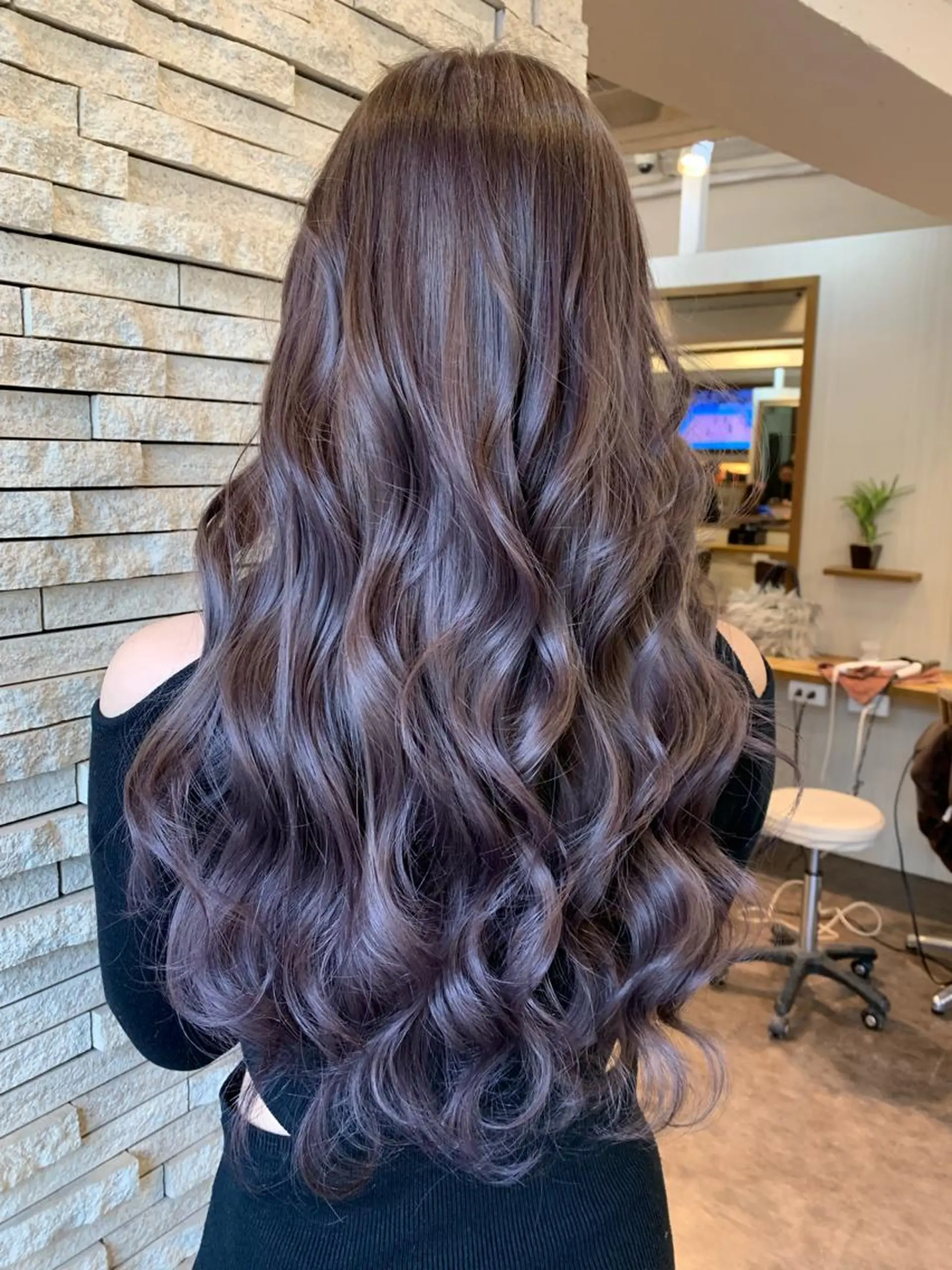 ロング カラー ブリーチ ラベンダーカラー ヘアカラー JIL BLAN千葉 代表 Toshikiのヘアスタイル