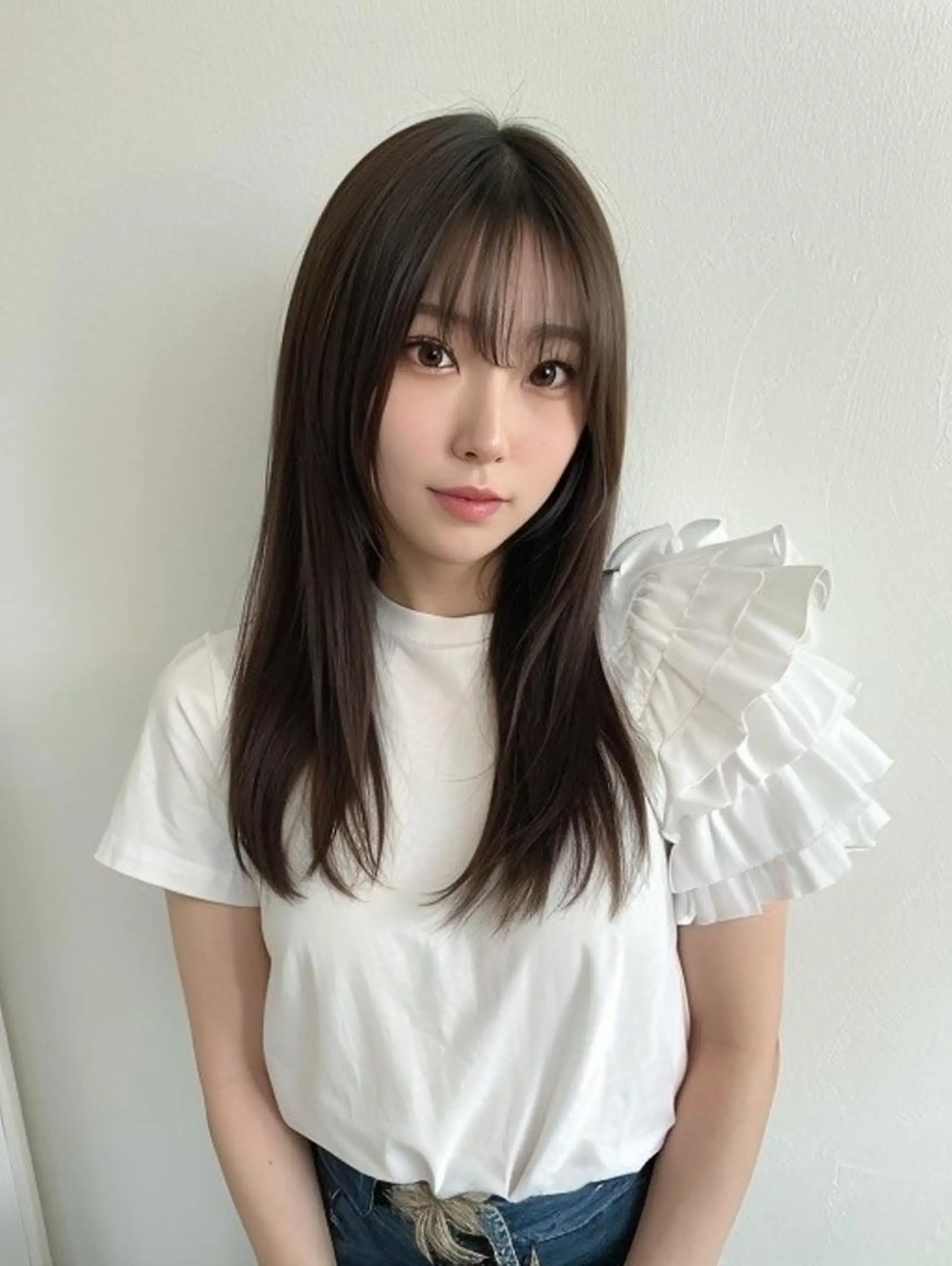 ロング カラー ヘアアレンジ 透明感爆モテカラー Hitoshiのヘアスタイル