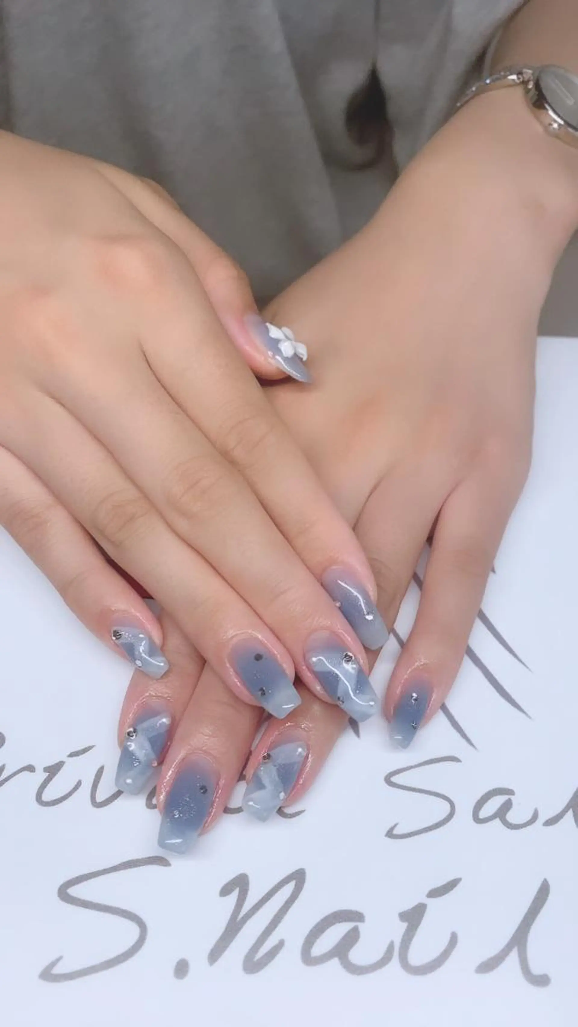 ネイル 西大分S.Nail 𓏲⋆🪸.⋆⸜🫧のネイルデザイン