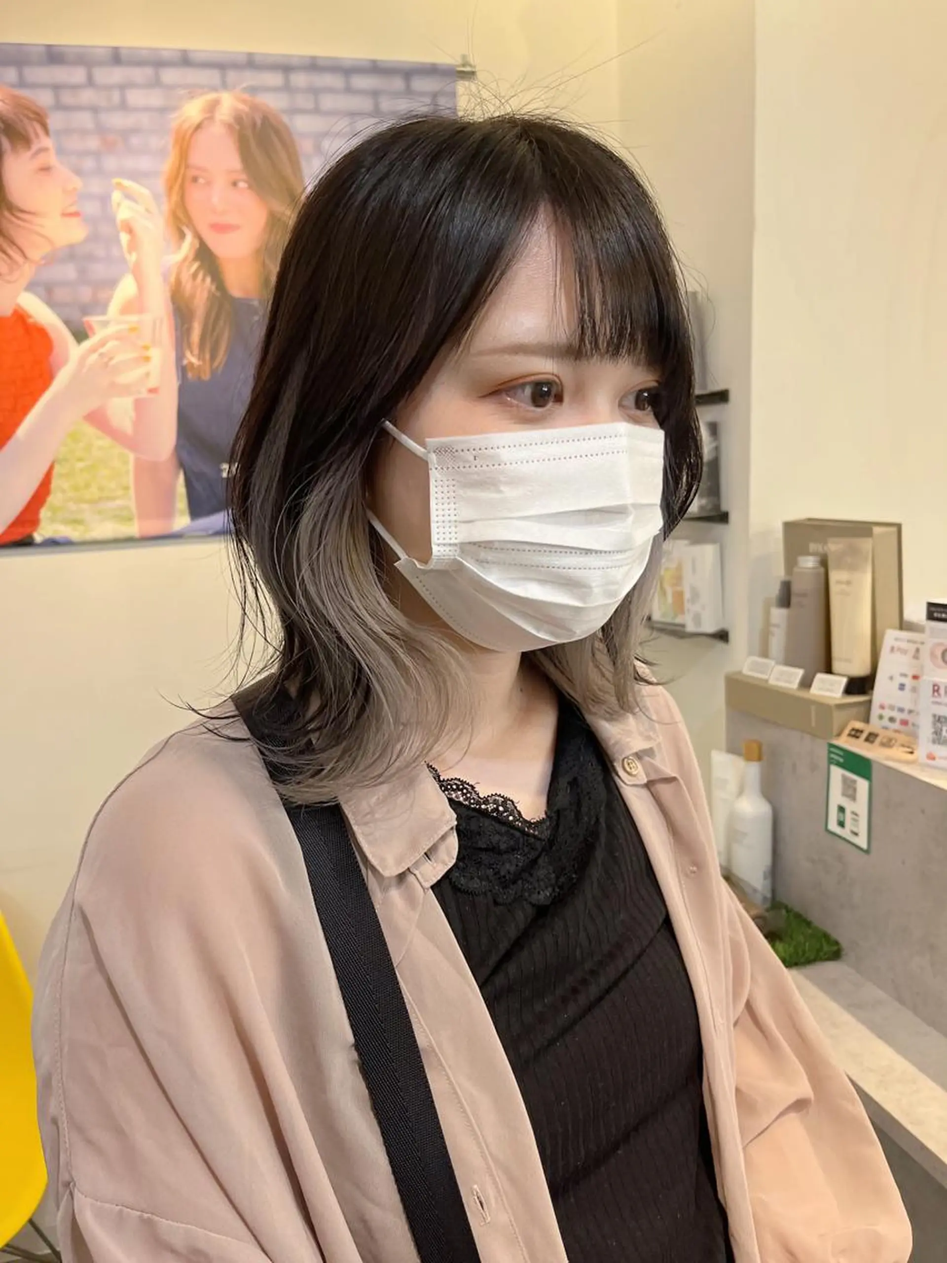 ミディアム カラー カット ヘアカラー トリートメント 🌛ダブルカラー 🌜SAYAKAのヘアスタイル