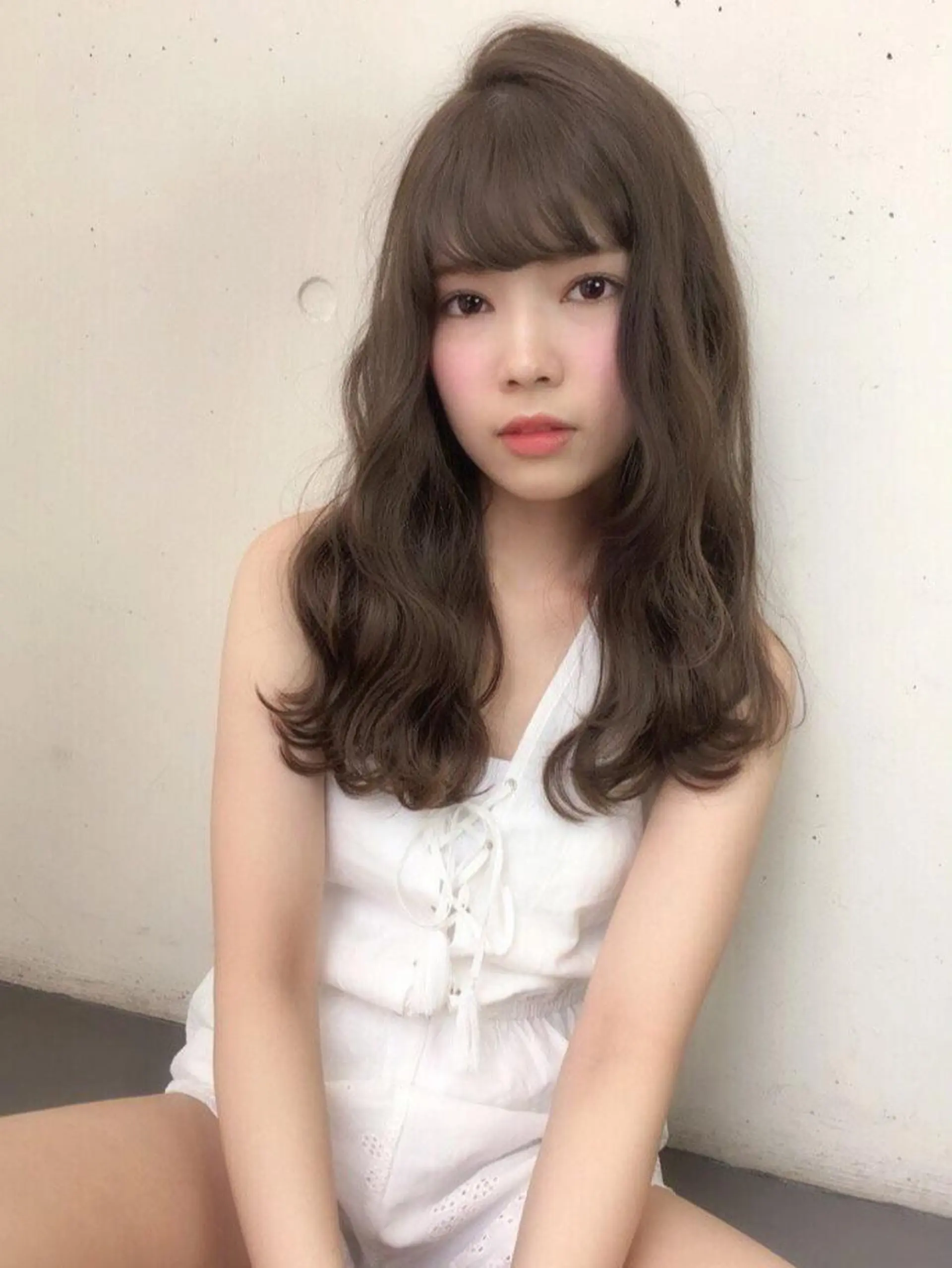 ロング 遠藤 眞実のヘアスタイル