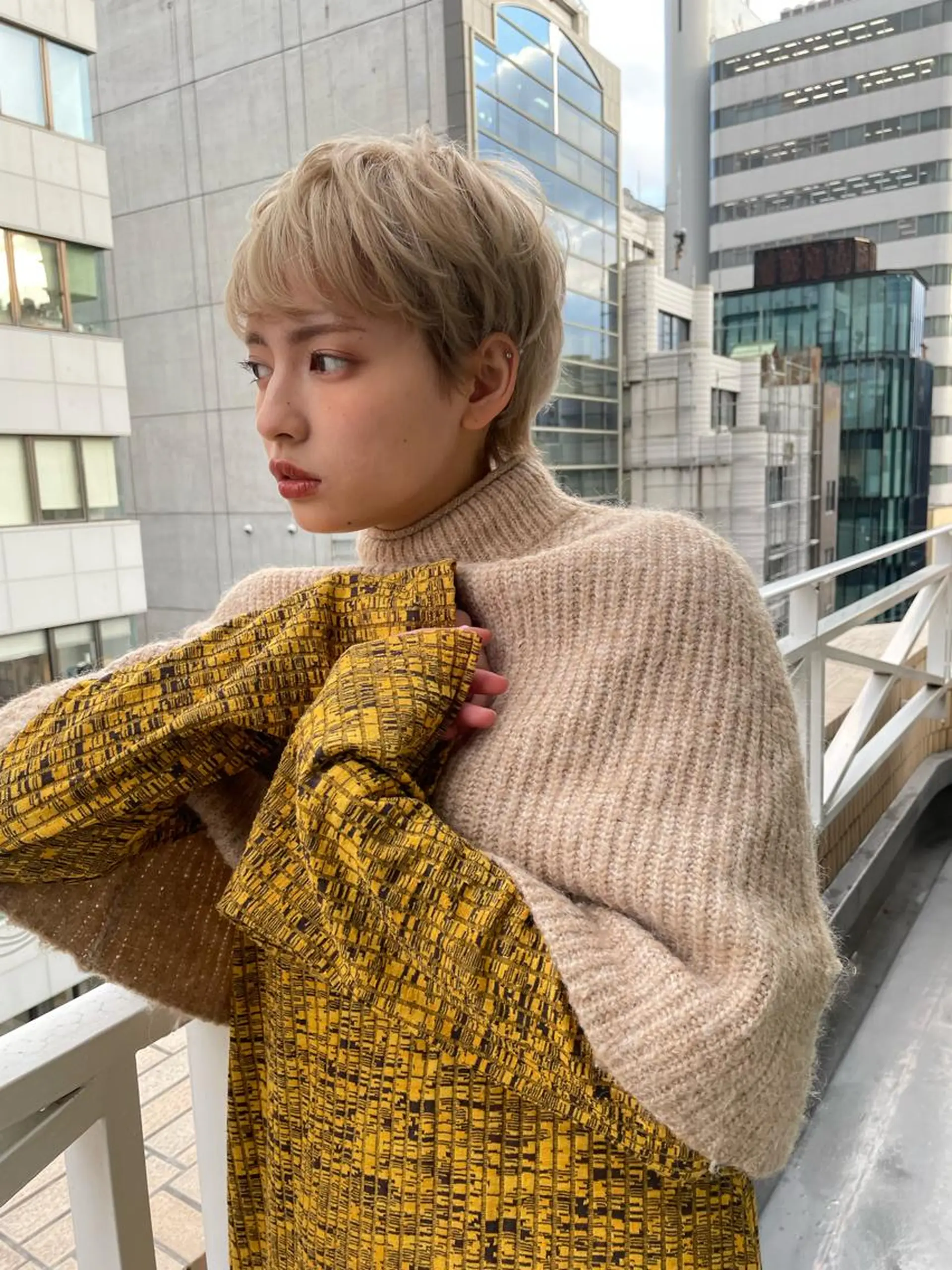 ショート カラー ショート/ボブ/ 心斎橋/宮脇美奈のヘアスタイル