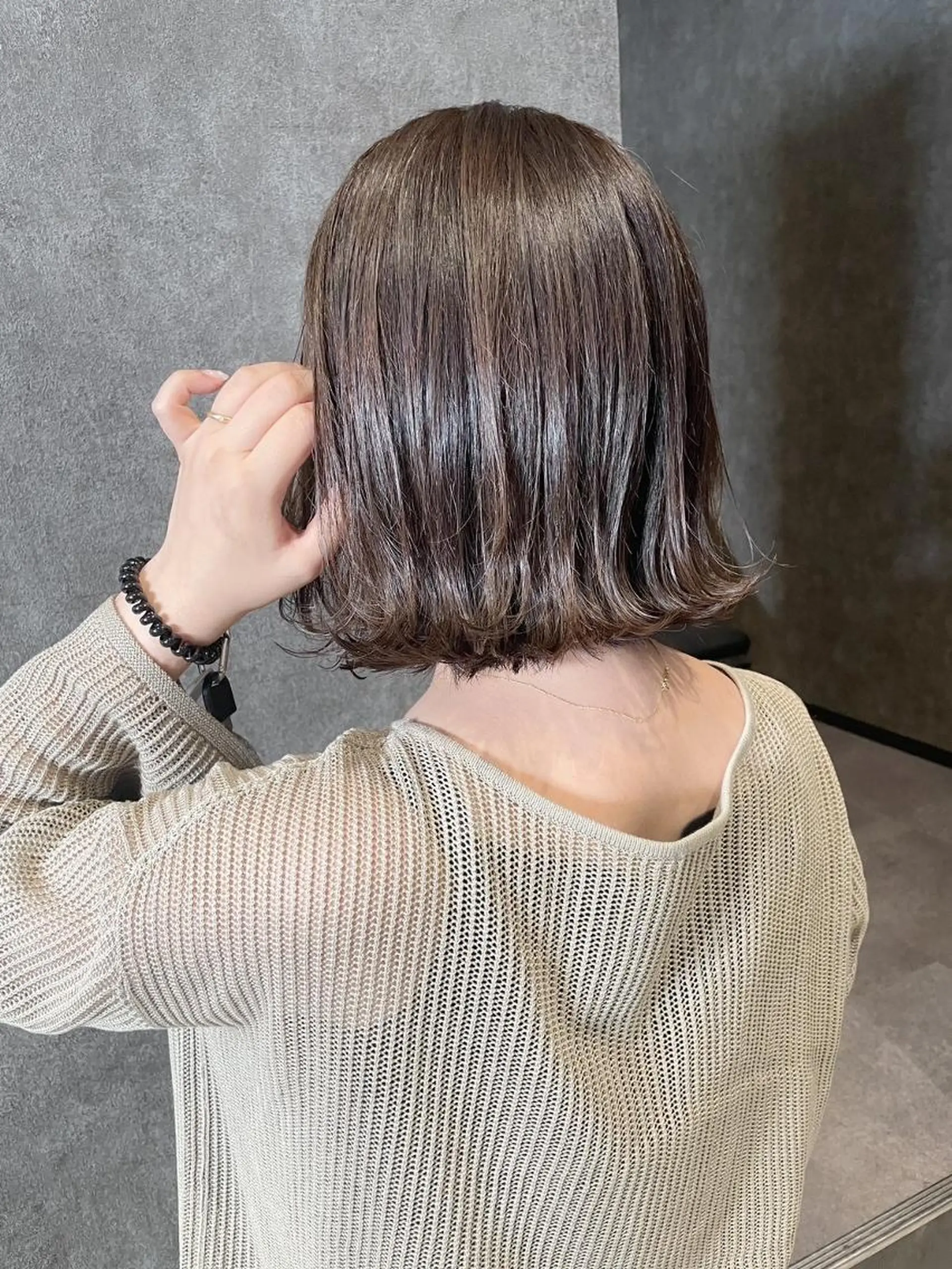 セミロング カラー ダブルカラー グラデーションカラー ハイライトカラー イルミナカラー インナーカラー ヘアカラー トリートメント BUCKS【天王寺】 バックス【駅30秒】のヘアスタイル