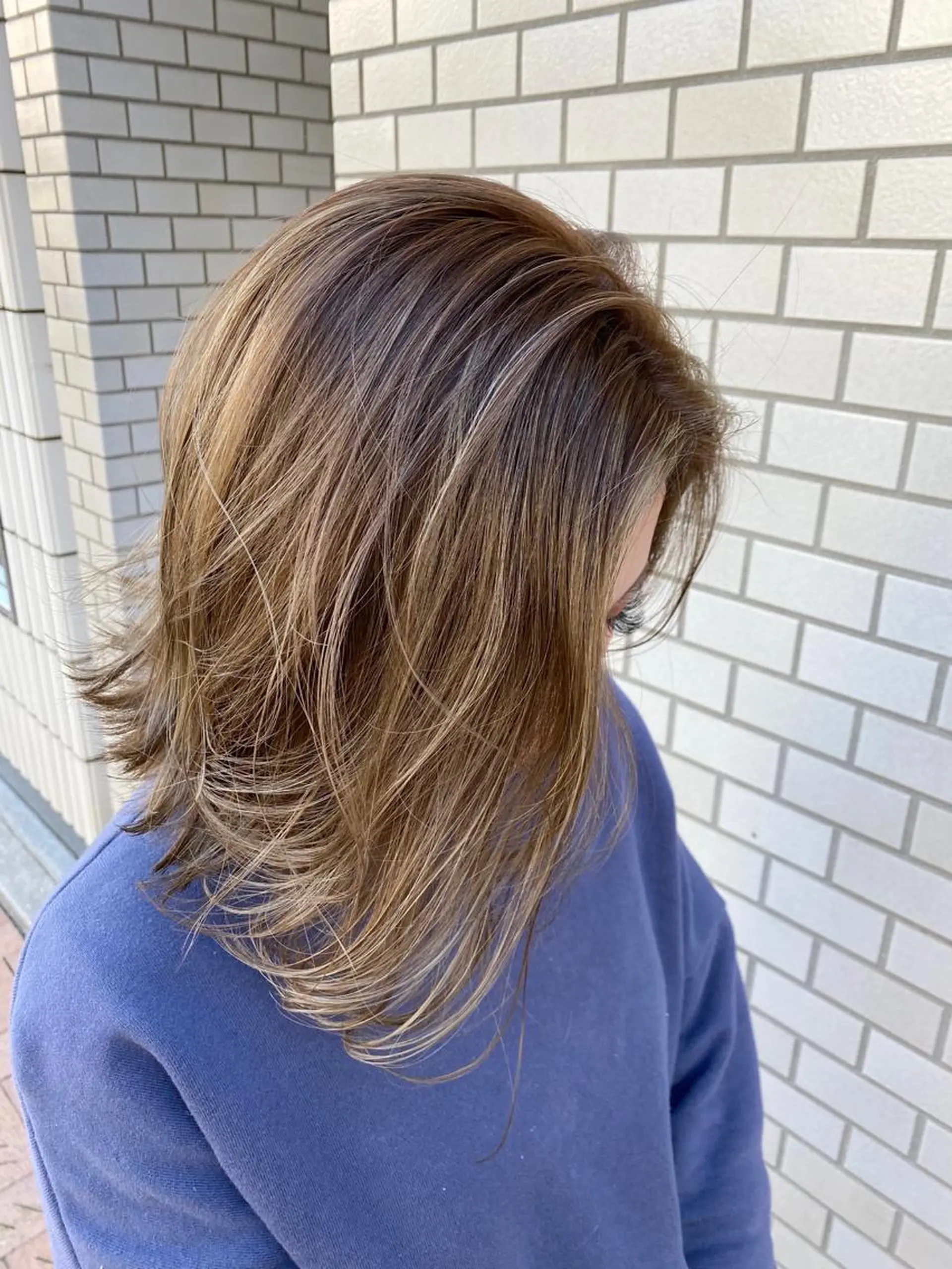 ミディアム レイヤーカット ショートが得意✂️ 藤城建太のヘアスタイル