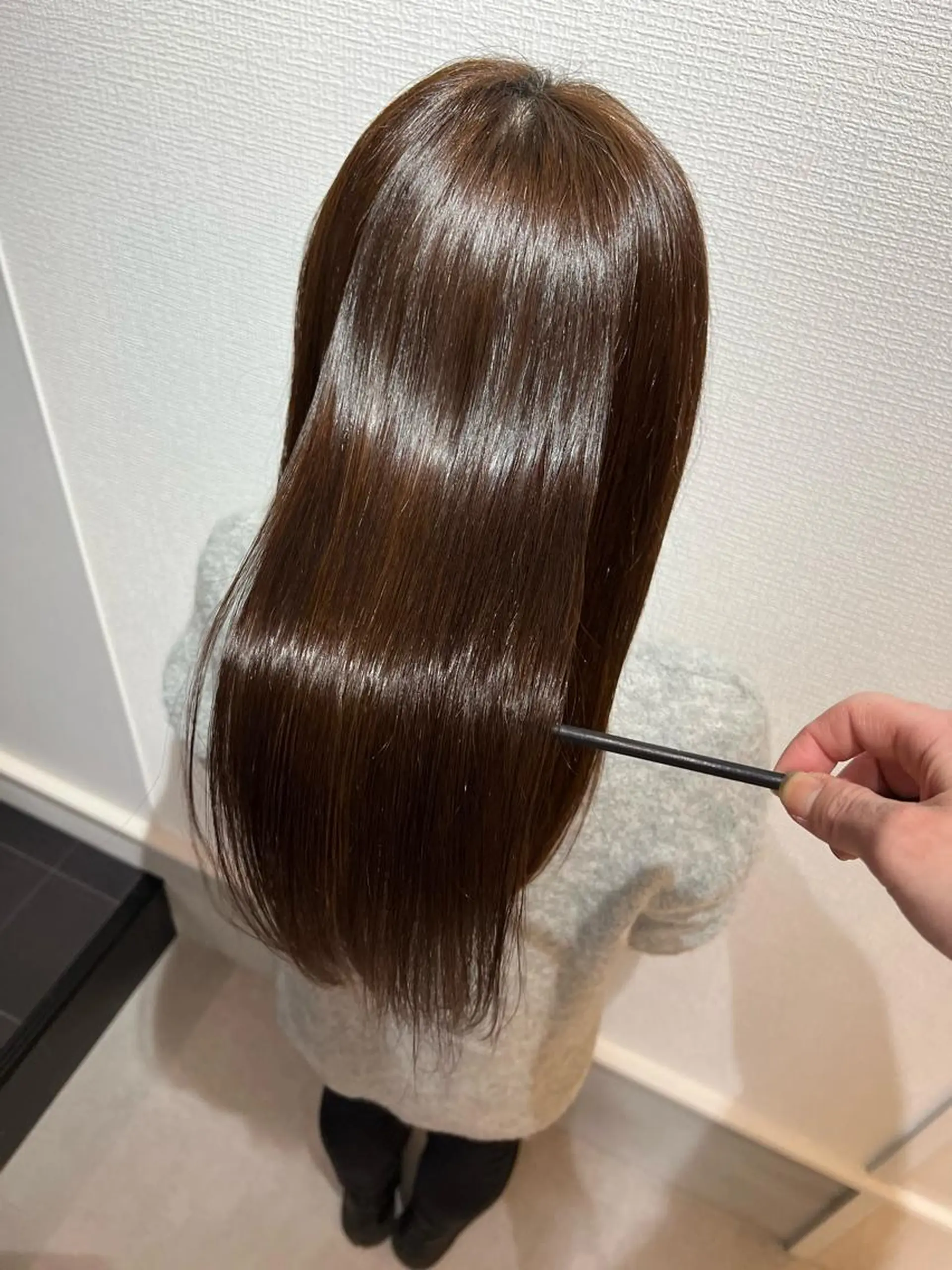 ミディアム 髪質改善 トリートメント カット ヘアカラー トリートメント Calme hair(カルムヘアー)所属・鈴木 優一のヘアスタイル