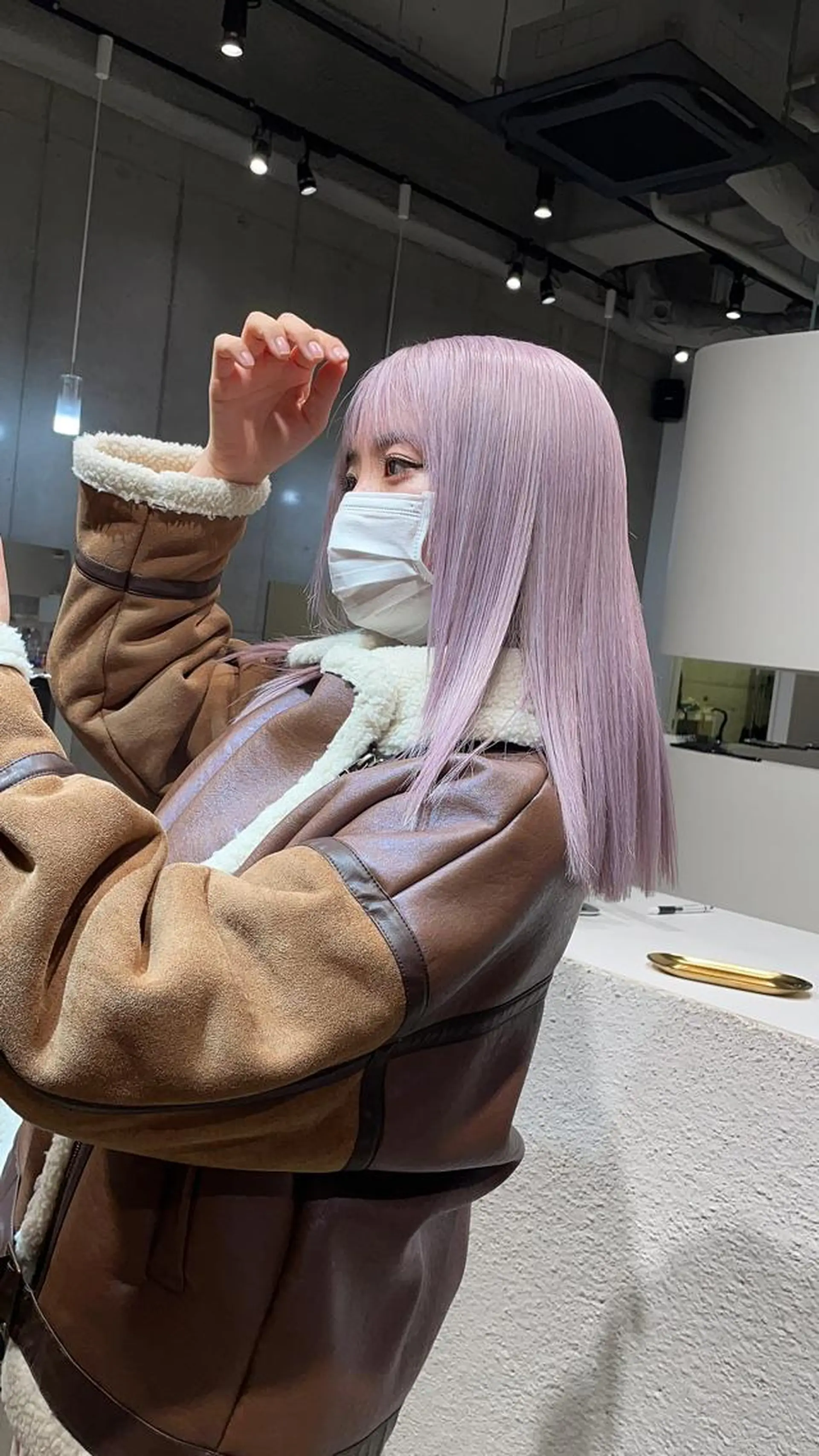 セミロング カラー 名古屋ハイトーン/ 🐶ブリーチ専門店のヘアスタイル