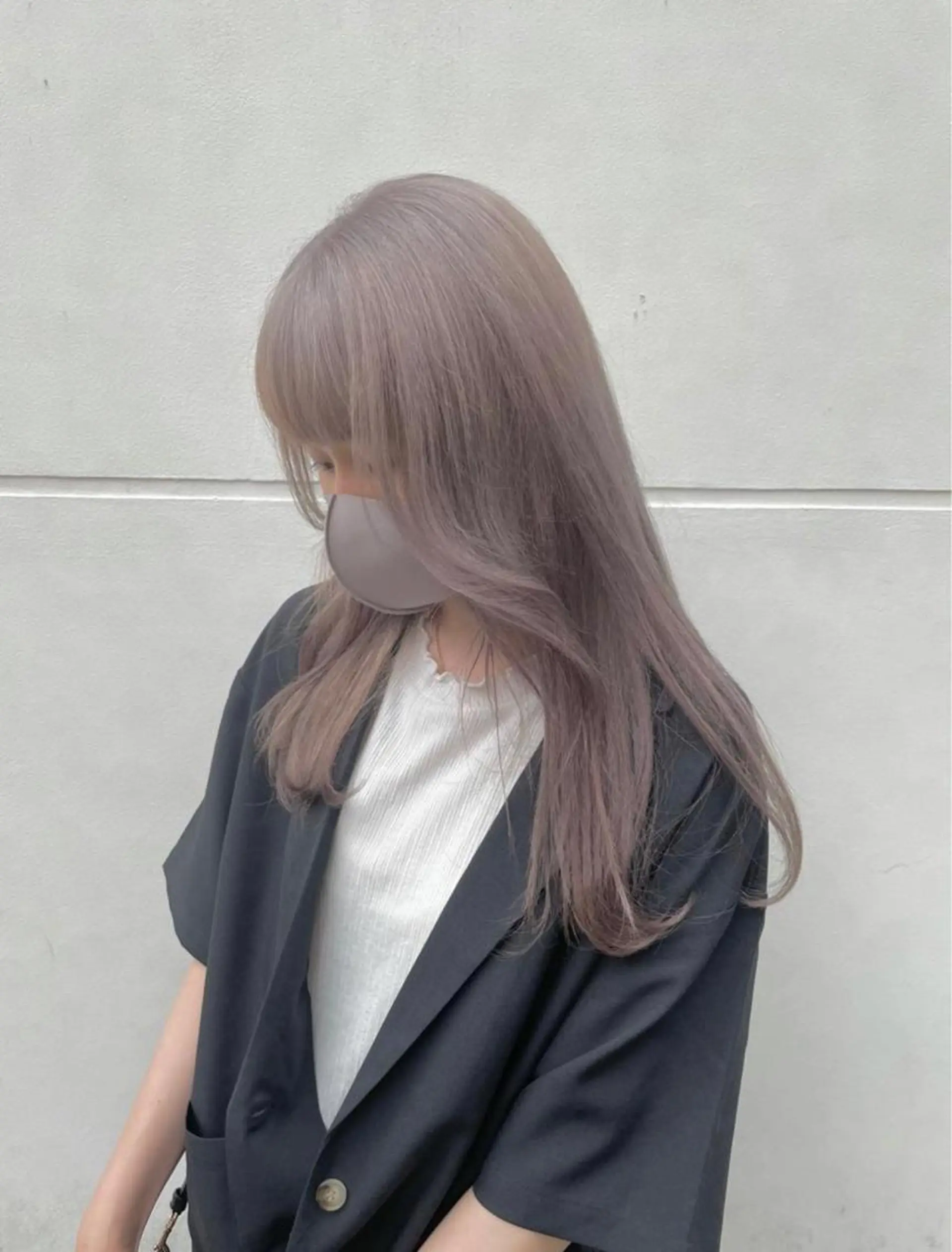 セミロング ヘアカラー トリートメント 🔥女子ウケ🔥 メンズカットRIOのヘアスタイル