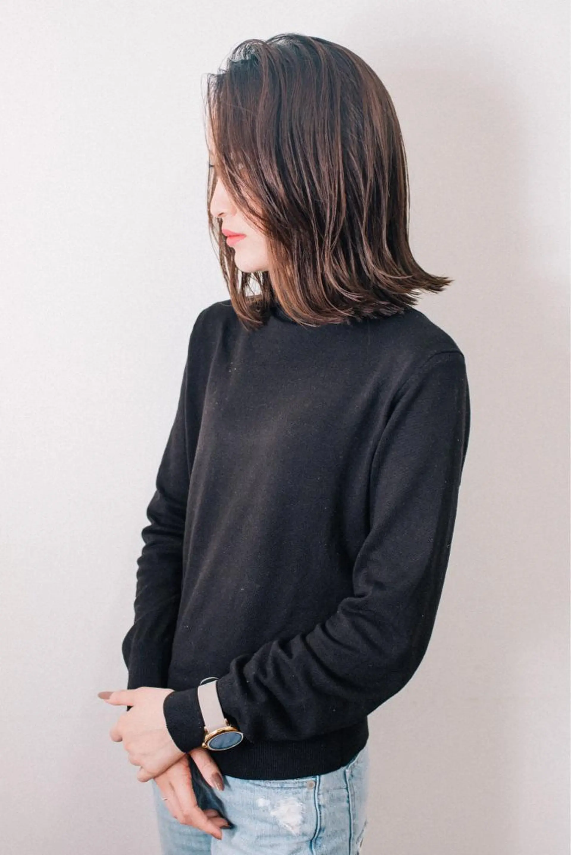 ミディアム カラー 千葉 慎也のヘアスタイル