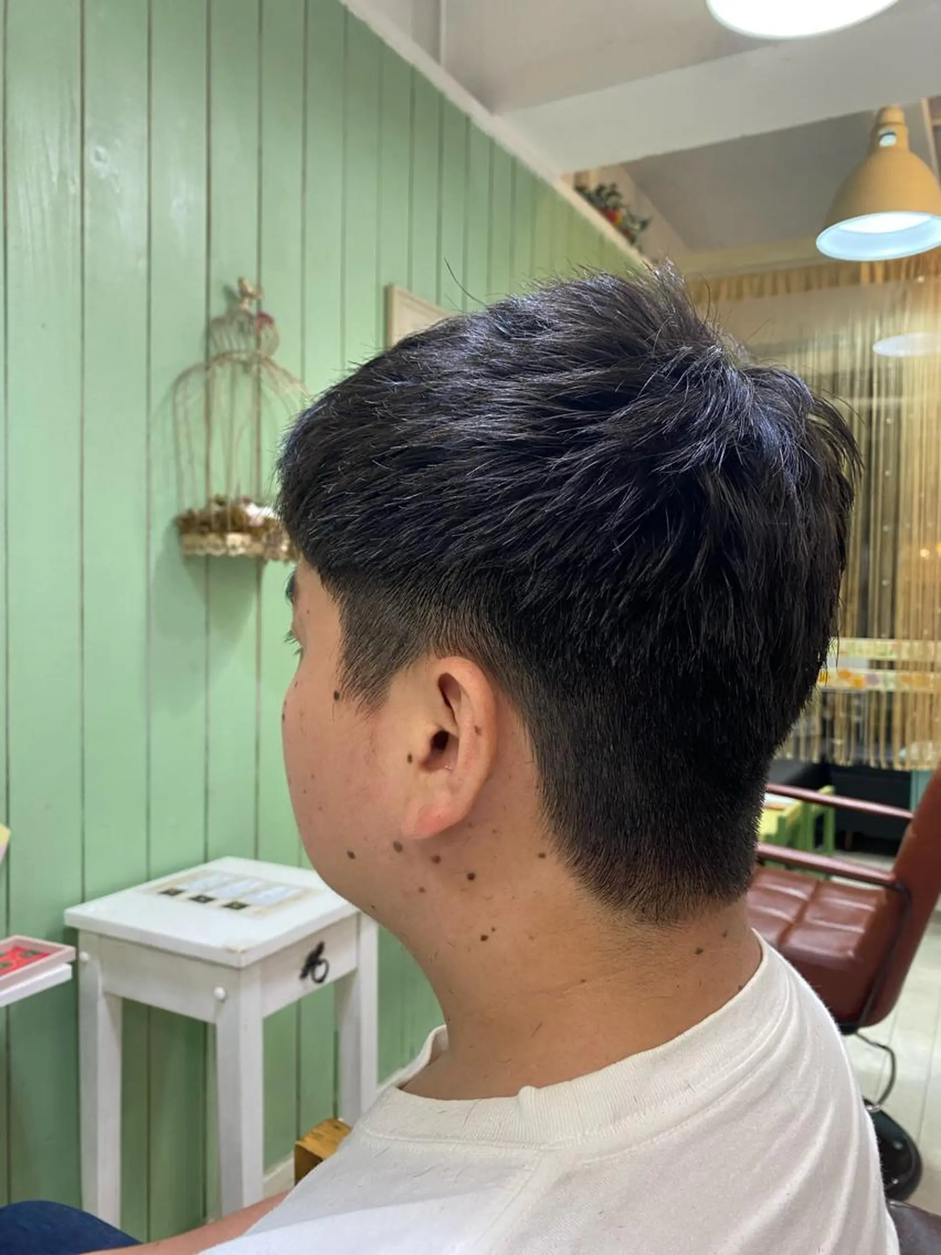 ショート メンズ 🩶西 雪乃/透明感 くすみカラー🫧のヘアスタイル