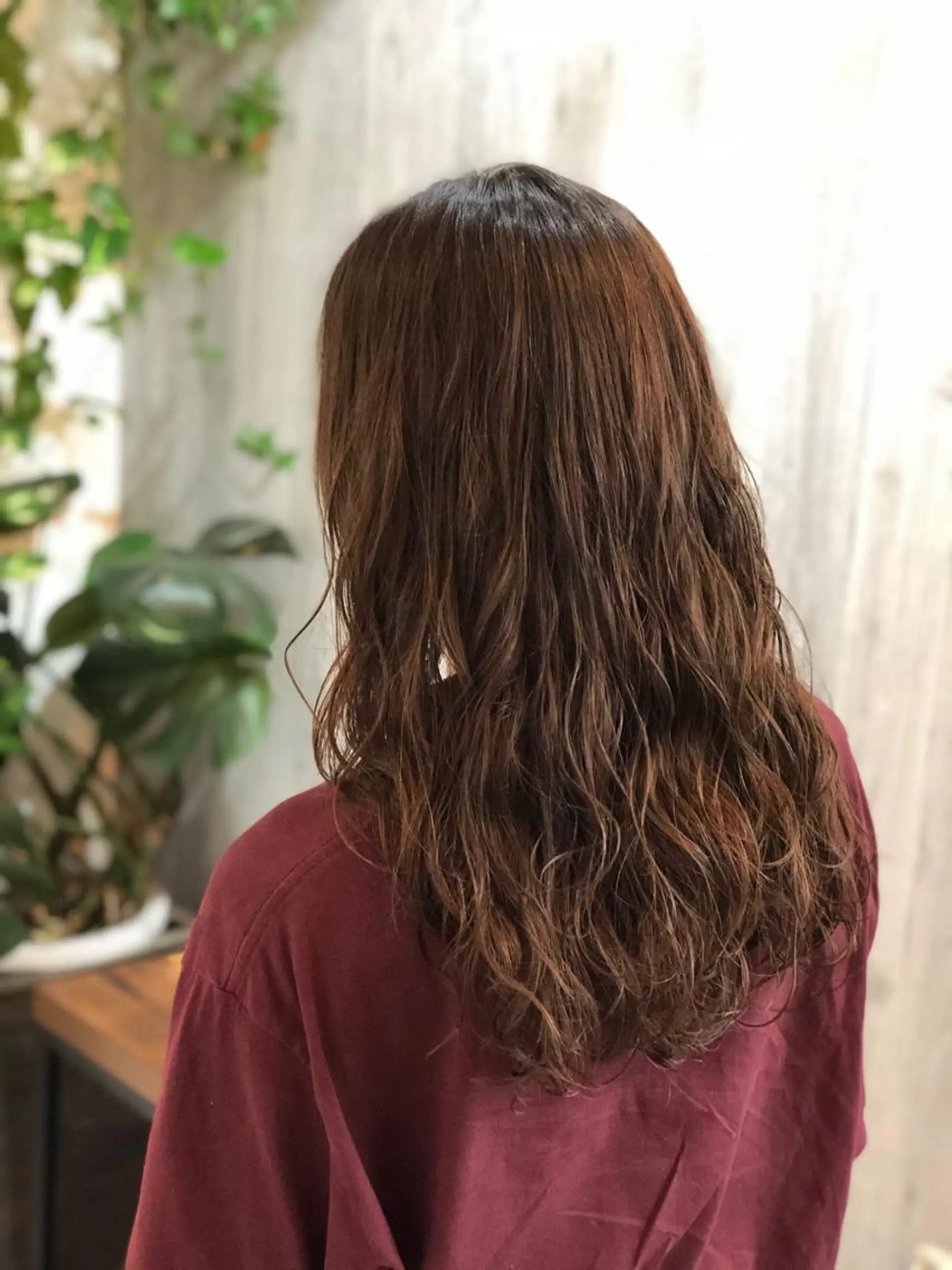 ロング パーマ カット パーマ トリートメント 及川 祐輔のヘアスタイル