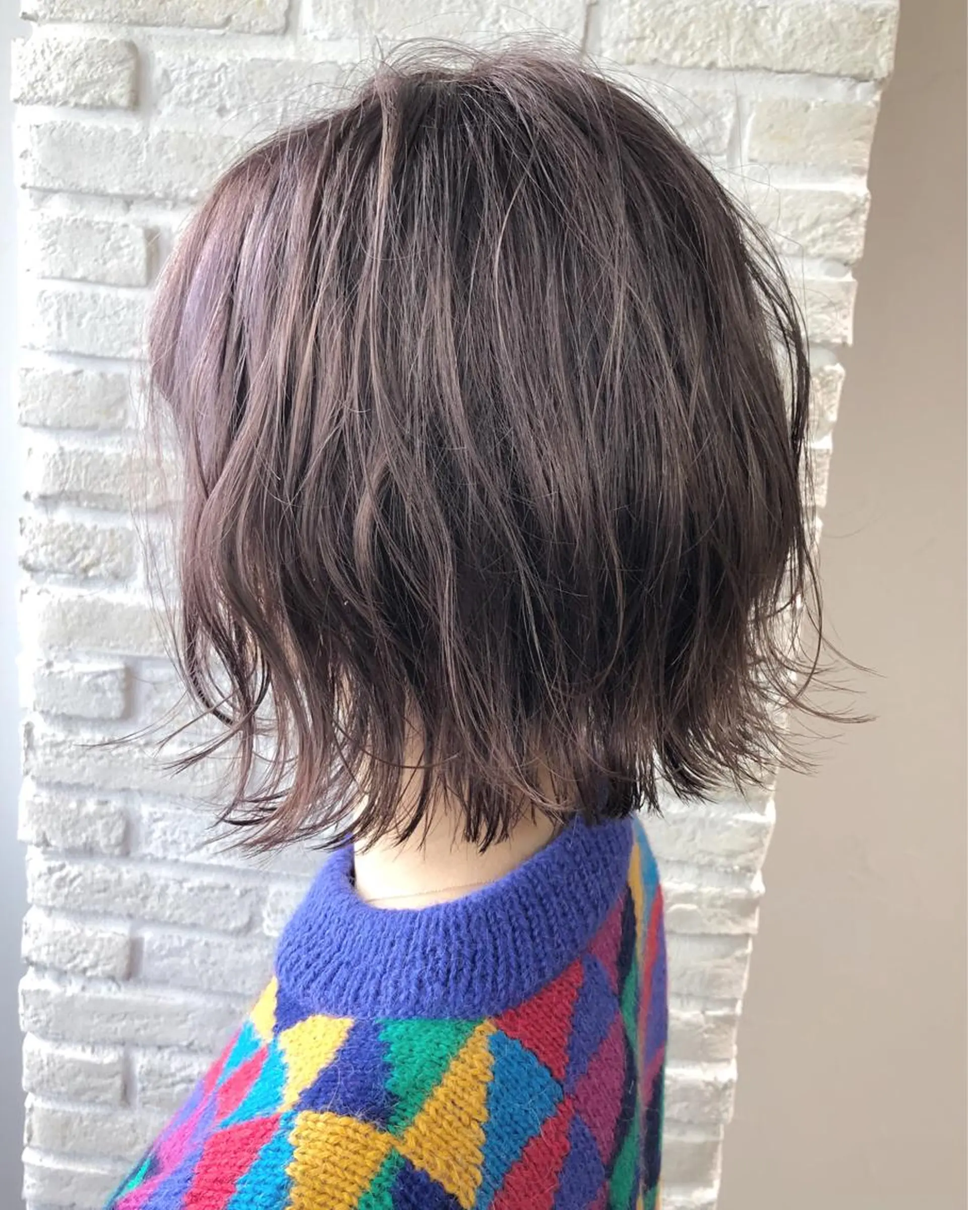ショート カラー ヘアアレンジ アッシュ ブリーチ ケアブリーチ ラベンダーカラー ラベンダーアッシュ ヘアカラー トリートメント 遠藤 拓馬のヘアスタイル