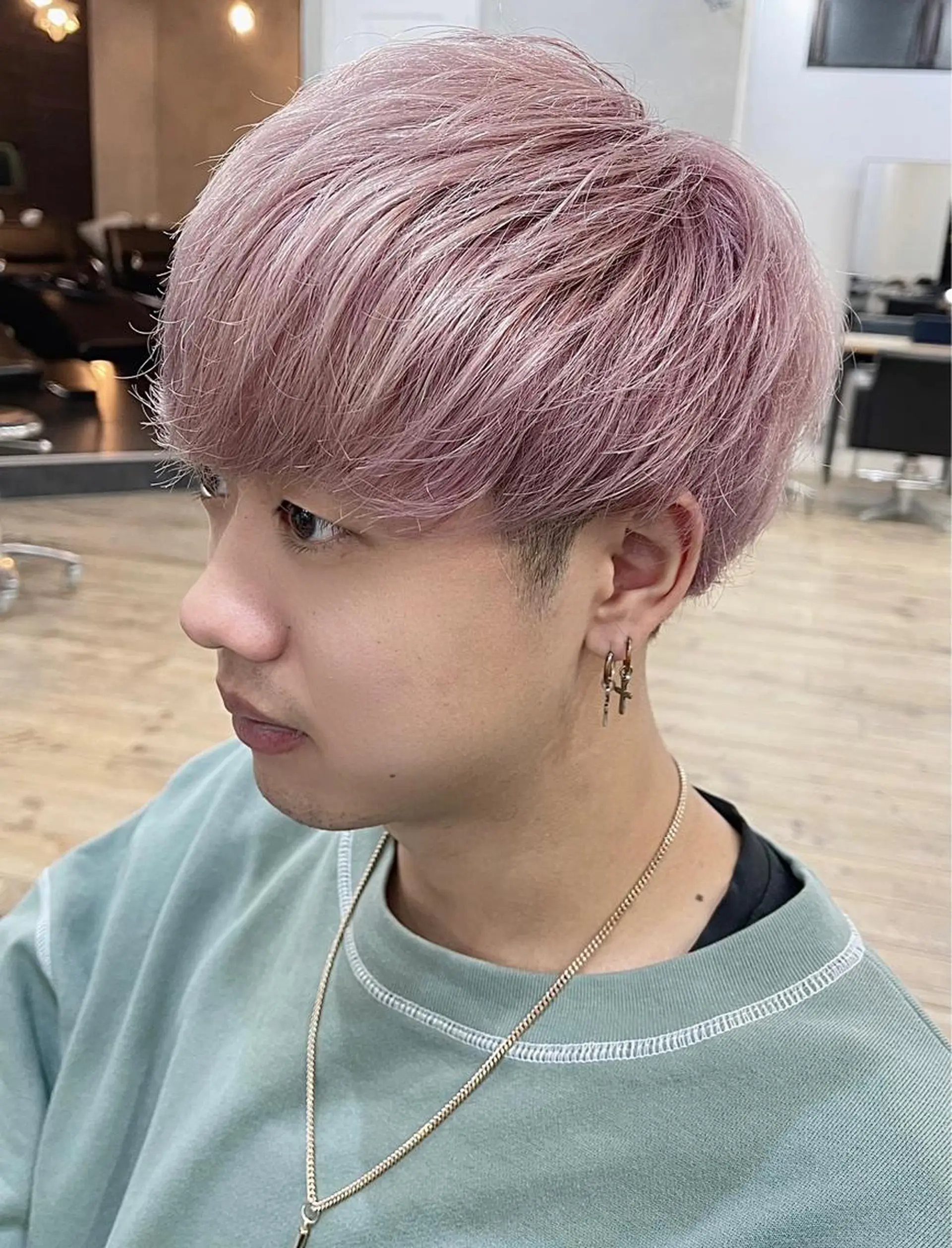 メンズ ブリーチダブルカラー 【koide】のヘアスタイル