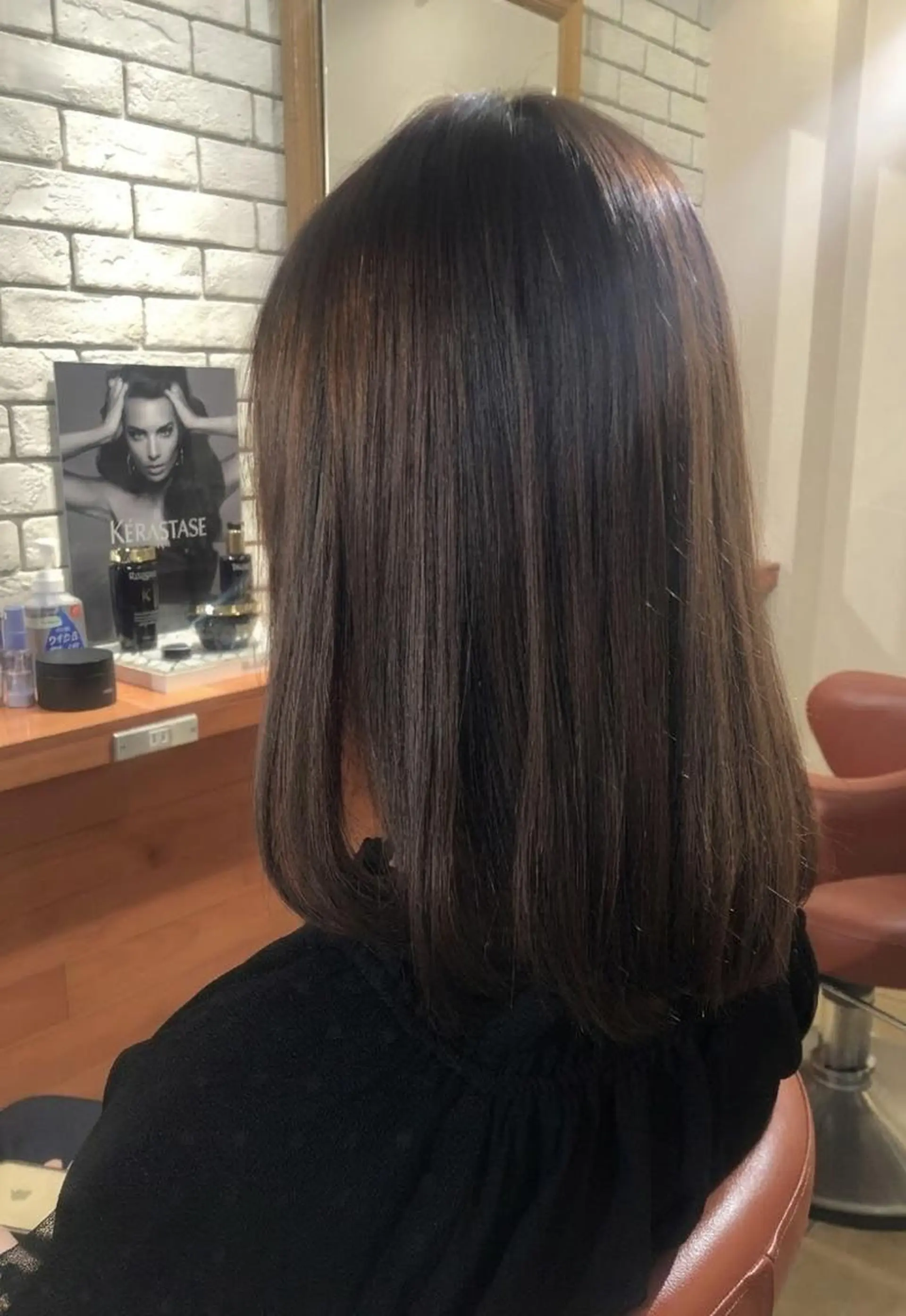 ミディアム アッシュ アッシュブラウン 髪質改善 カット ヘアカラー トリートメント ヘッドスパ flencia 丸 和博｜カットのヘアスタイル