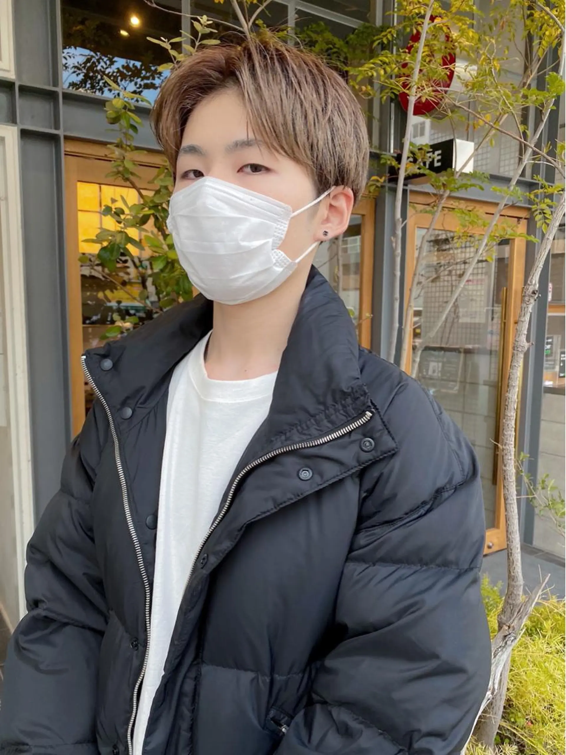 ショート カラー メンズ カット ヘアカラー メンズ/スパイキー ショート/ミツイのヘアスタイル