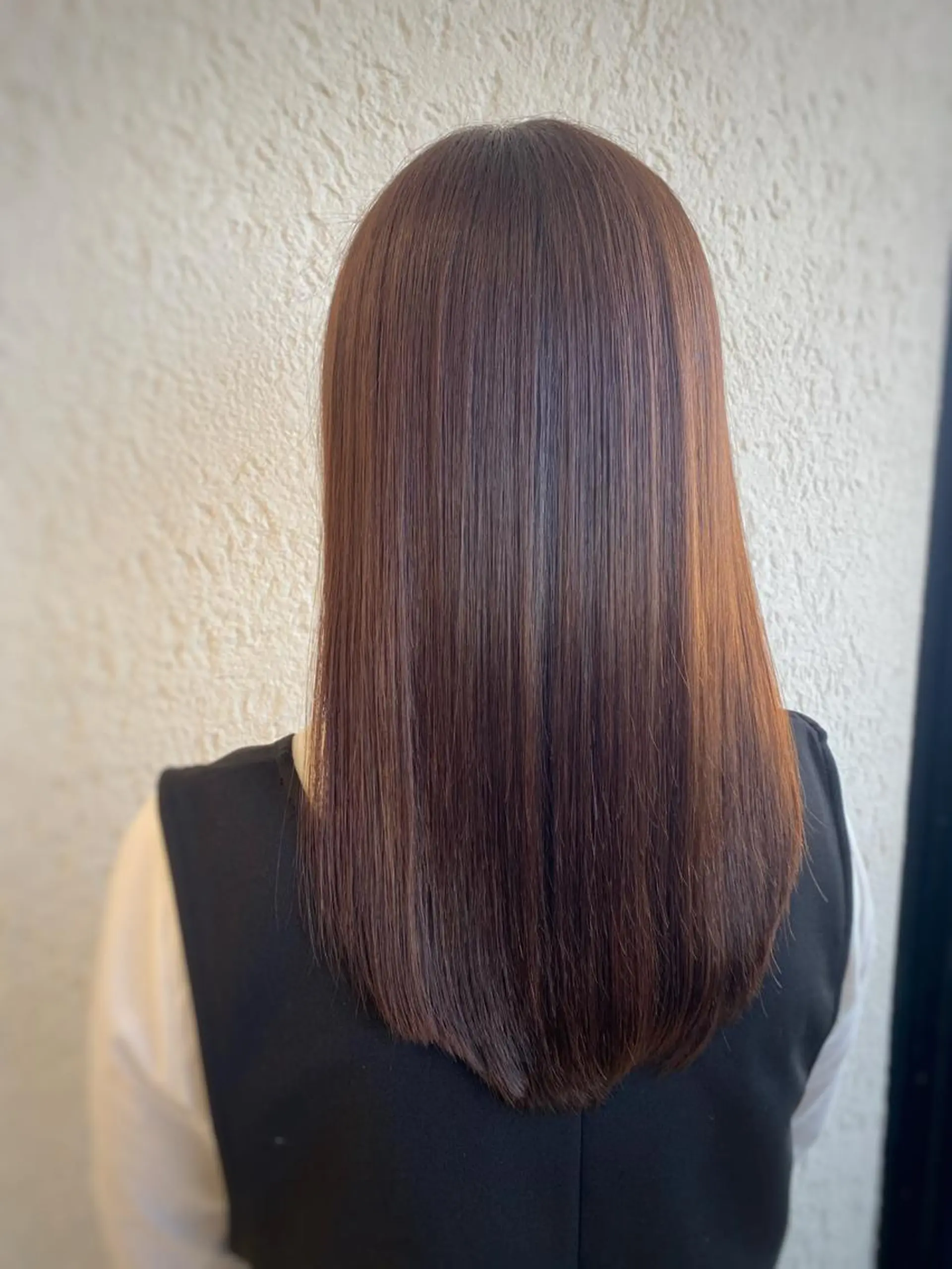 セミロング カット 縮毛矯正 ビビデ枚方店　店長 濵添　健太郎のヘアスタイル