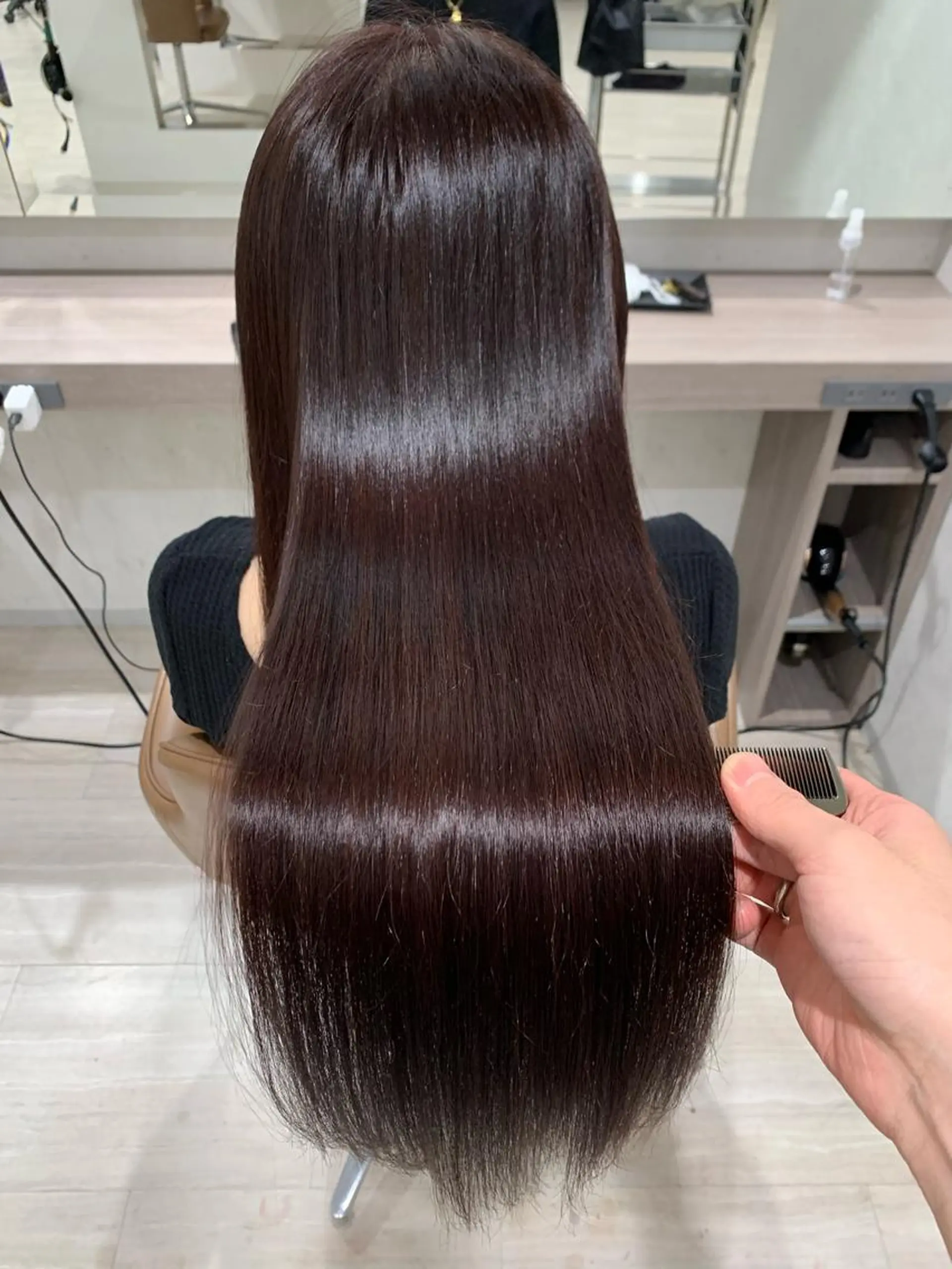 ロング カラー トリートメント CURE nex the salon表参道所属・【縮毛矯正プロ講師】 島野 伊央汰のヘアスタイル