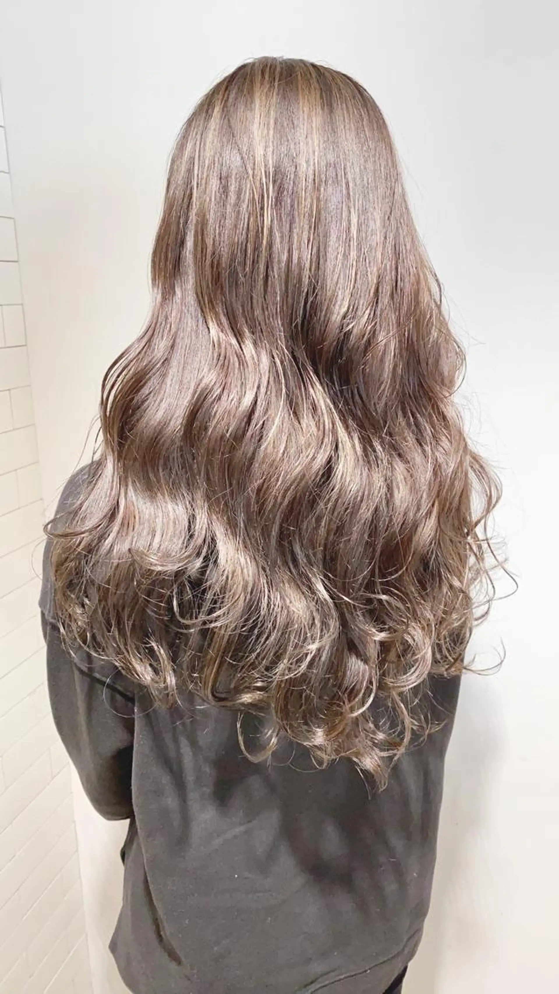 ロング ショートボブ ボブ ハイライト メンズツイスパ ショートフクヤマシンのヘアスタイル
