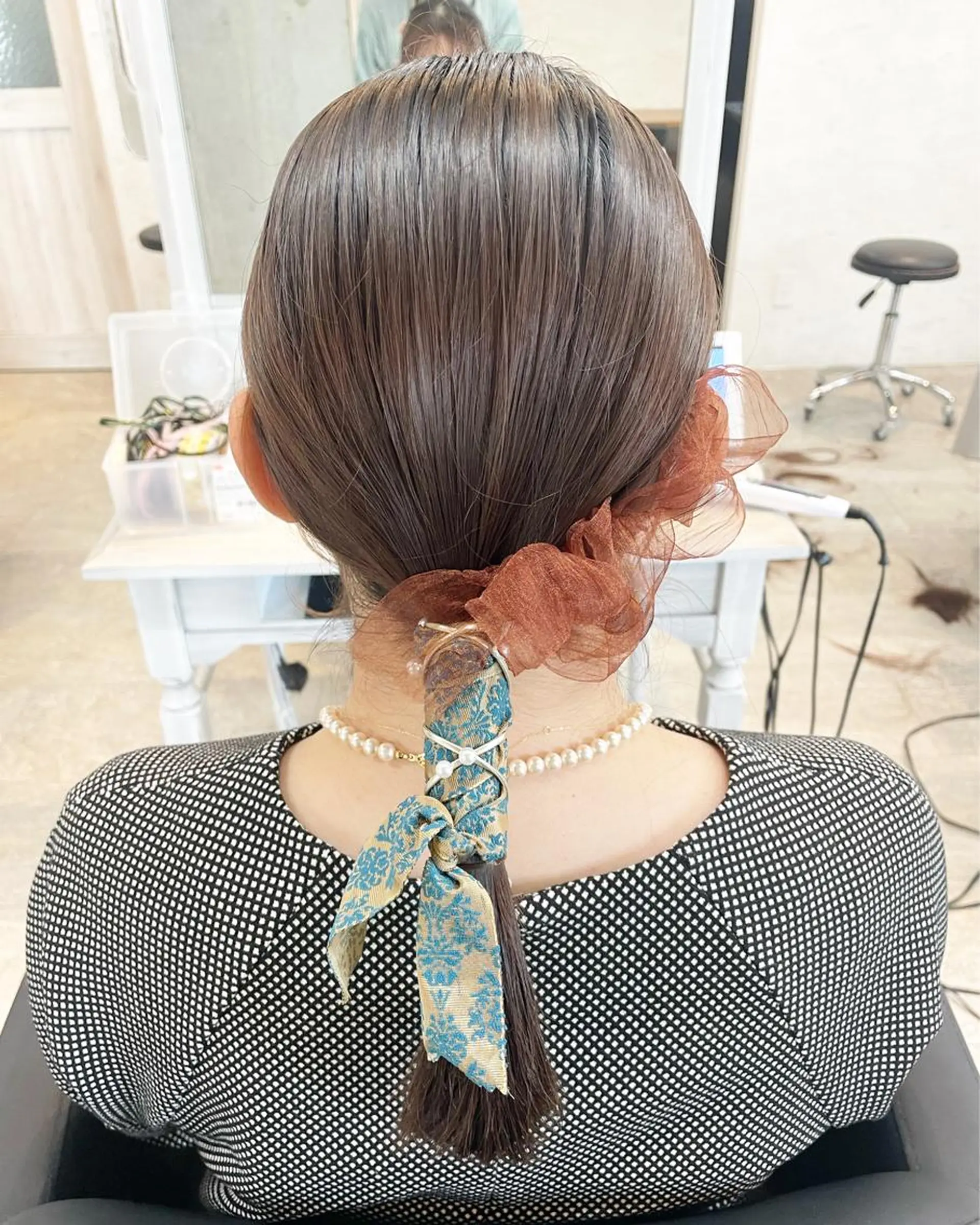 セミロング 女性に人気♪ はやしほのかのヘアスタイル