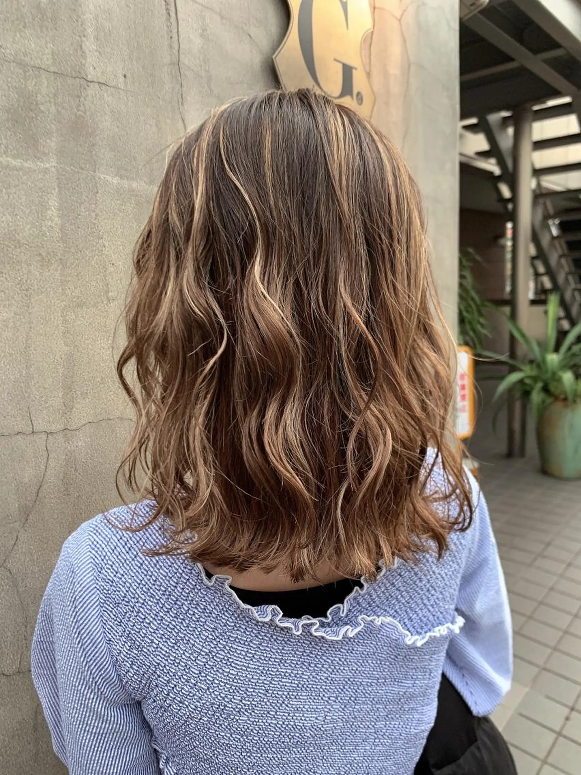 セミロング カラー カット ヘアカラー GO TODAY 原宿本店所属・髪質改善/縮毛矯正 /DAIKIのヘアスタイル