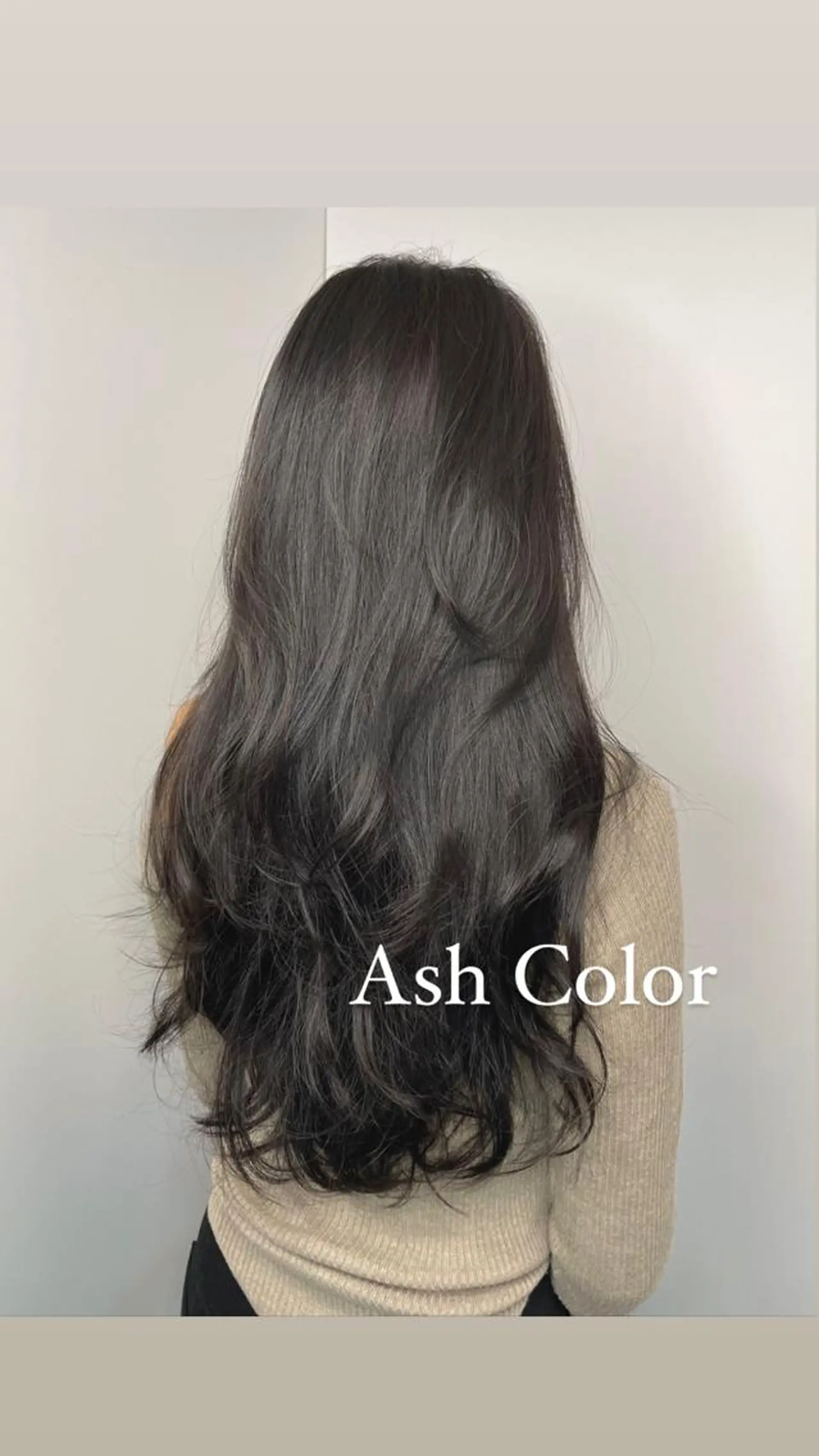 ロング カラー カット うる艶ヘア💐 艶ハイトーン💐彩夏のヘアスタイル