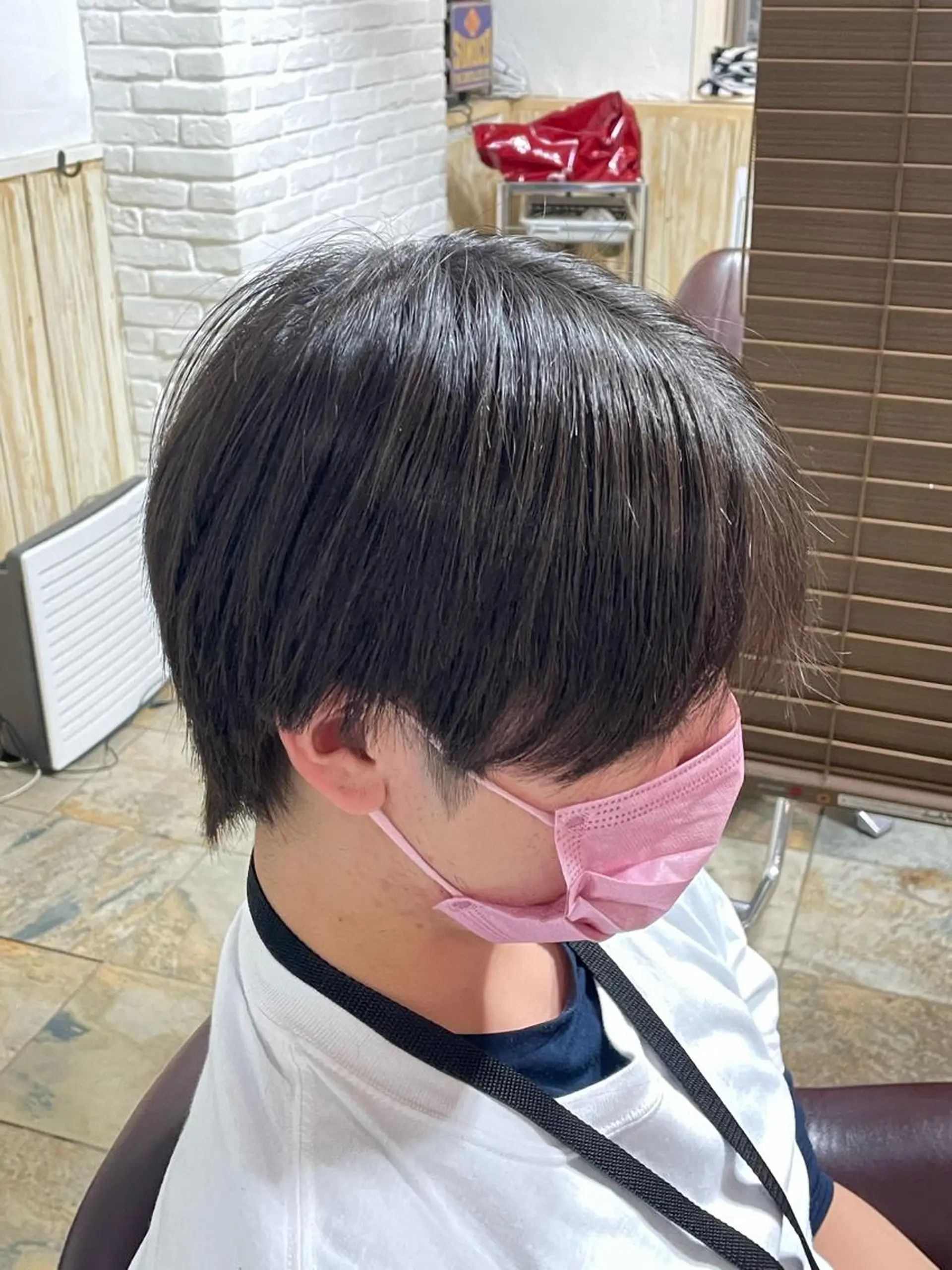 メンズ メンズウルフカット ウルフカット カット 榎戸 怜真のヘアスタイル