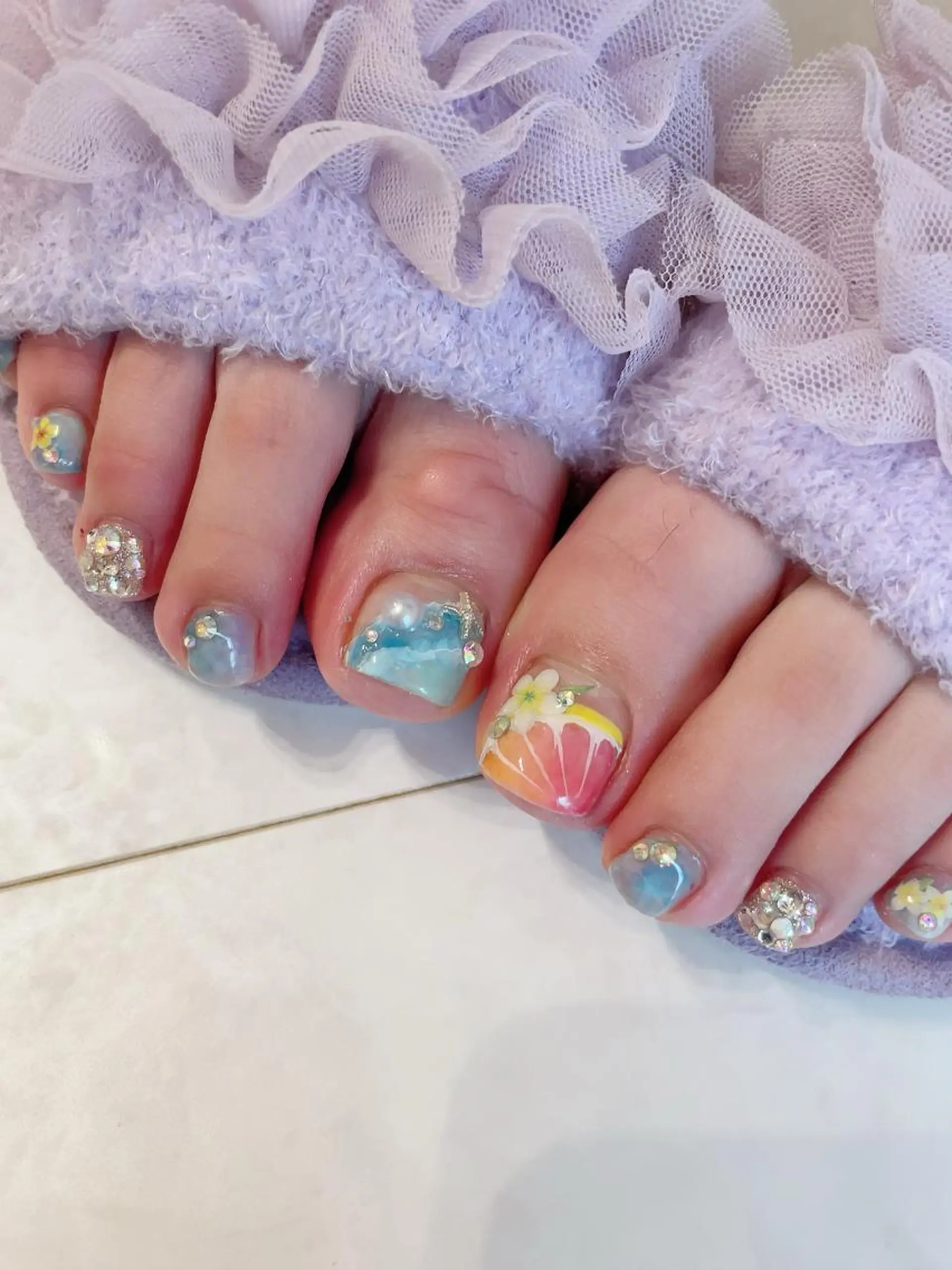 ネイル フットネイル フットネイル * haruのネイルデザイン