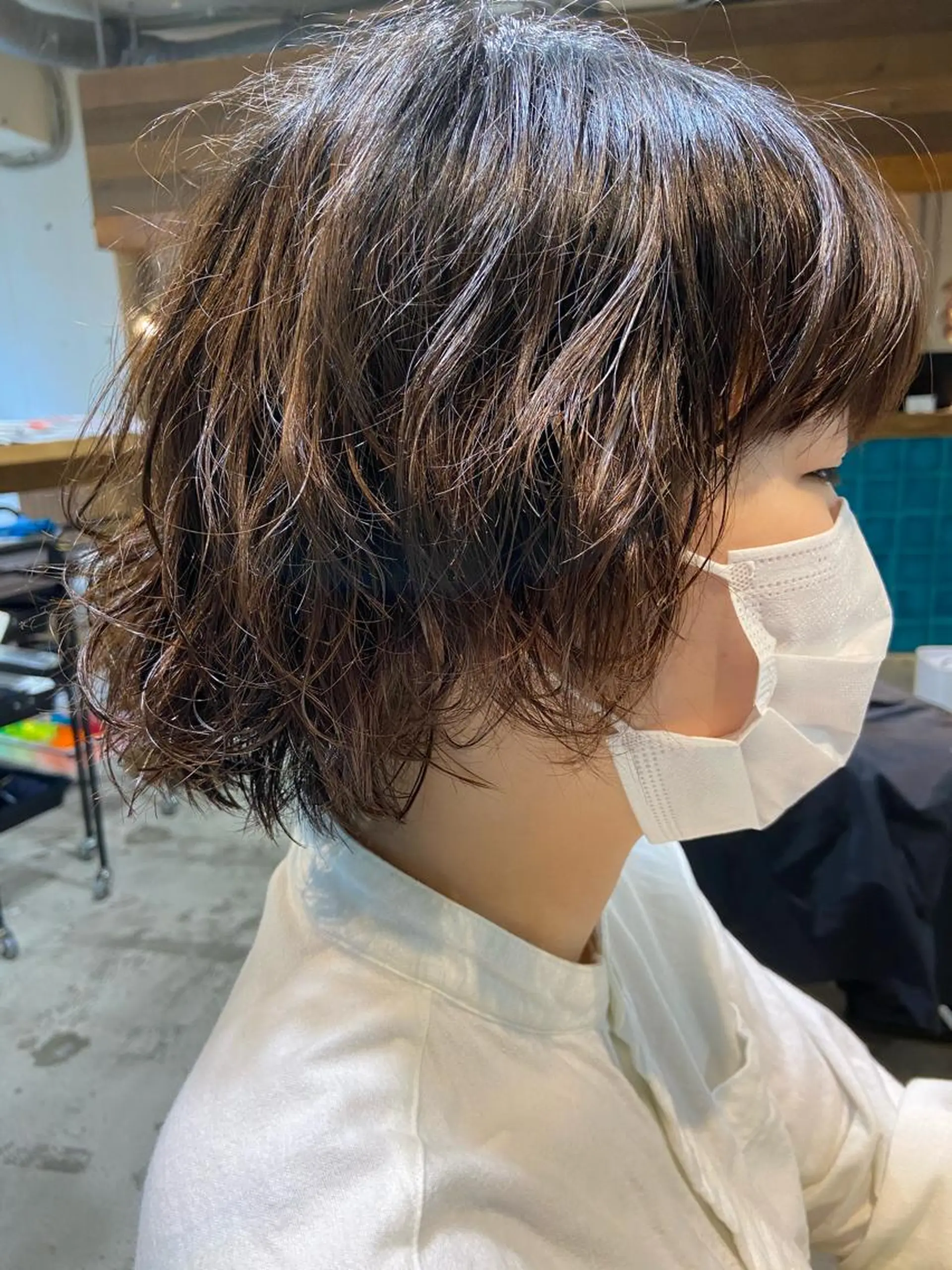 ショート パーマ パーマ美容師 hanaのヘアスタイル