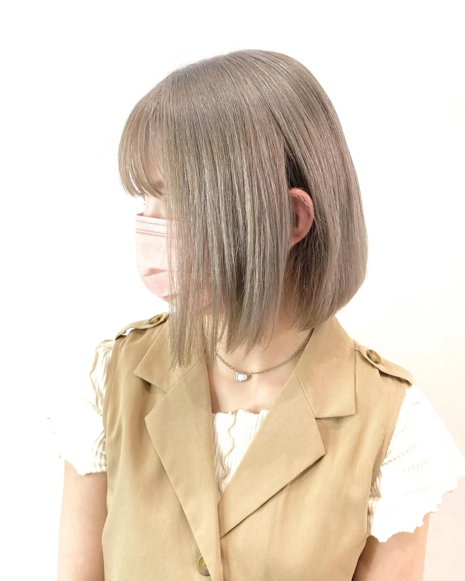 ミディアム カラー 🌙HIZUKI🌙 ハイトーン 艶髪のヘアスタイル