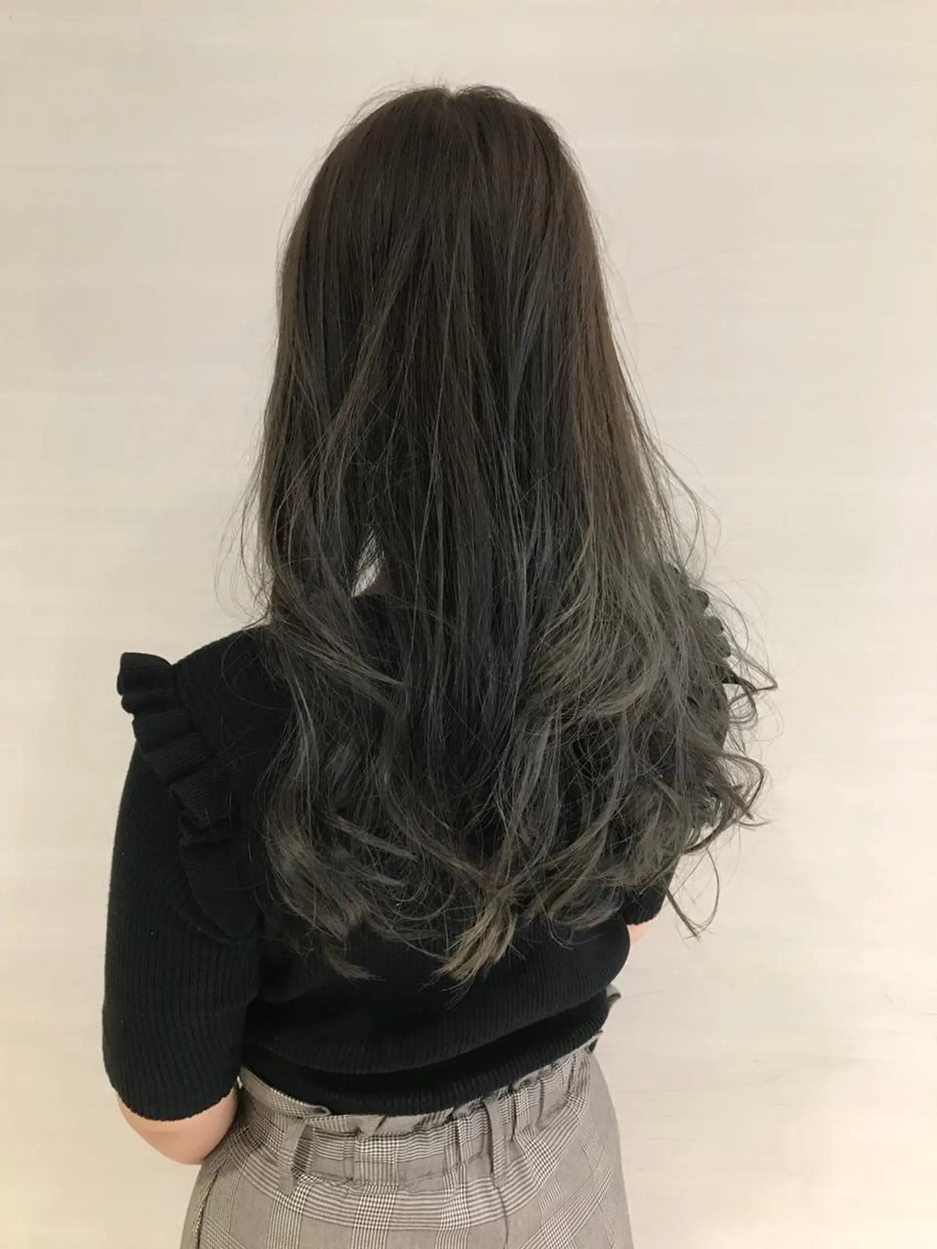 ロング カラー パーマ ヘアアレンジ メンズ キッズ ネイル マツエク・マツパ EnBlesS西宮 マンツーマン神道有基のヘアスタイル