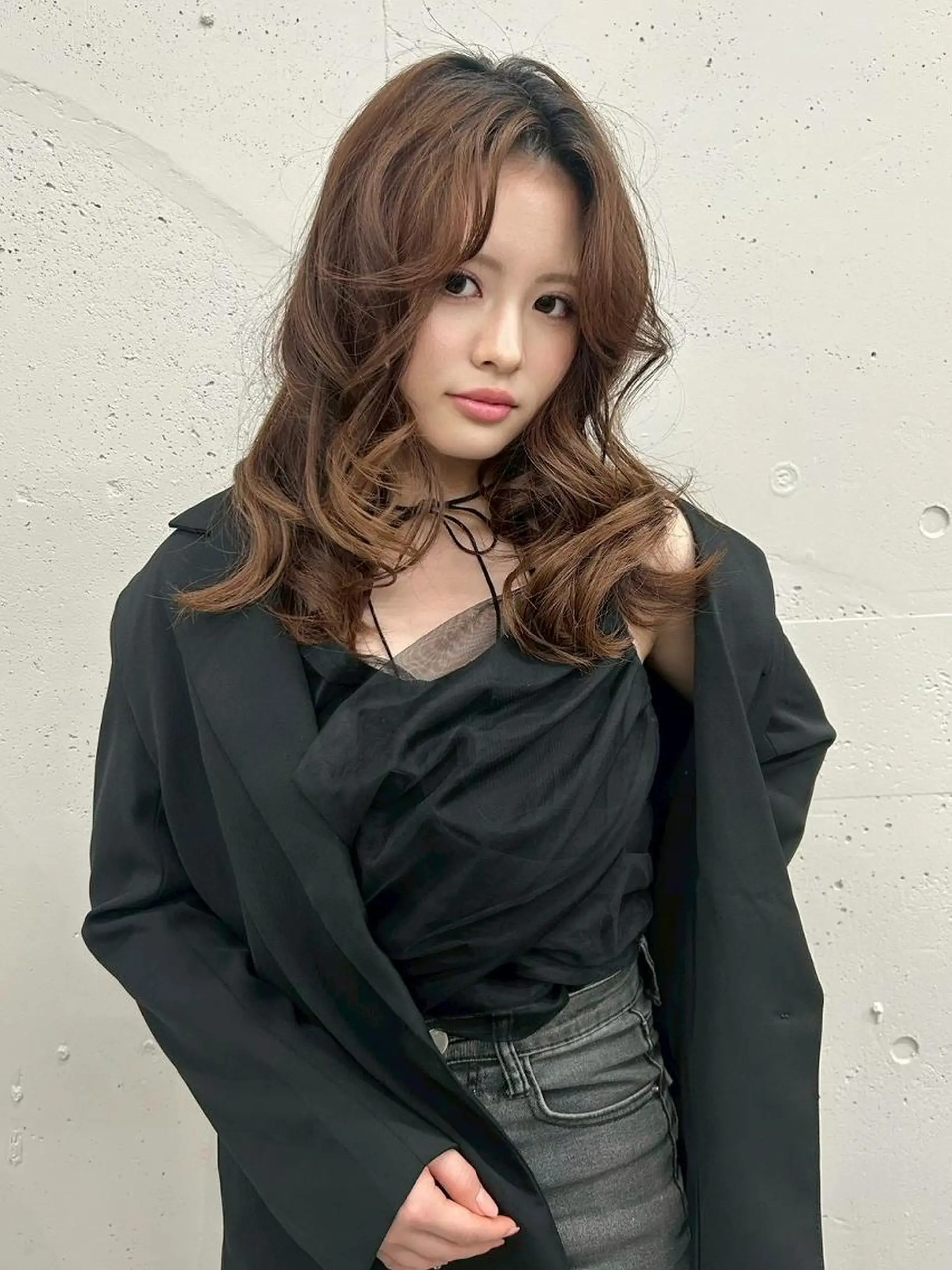 カラー ロング ベージュカラー ブリーチ 透明感カラー ブリーチなしカラー ヘアカラー トリートメント 透明感、柔らかカラー ♡トレンドカラー♡のヘアスタイル