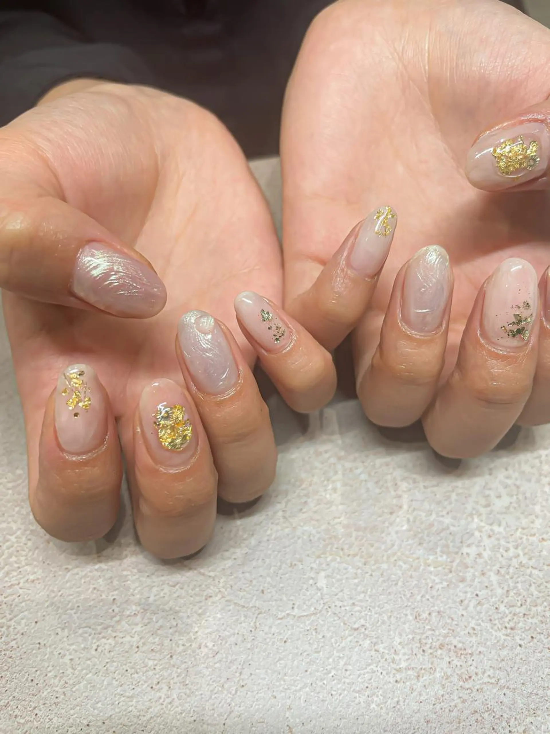 ネイル ニュアンスネイル 春ネイル tete nailstudioのネイルデザイン