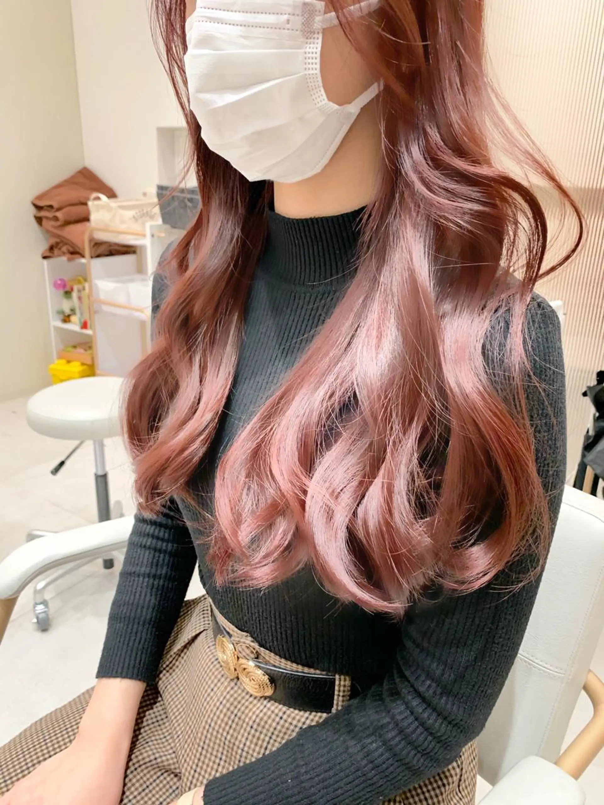 ロング カラー ベージュカラー 透明感カラー グレージュ ボブ カット ヘアカラー トリートメント レイヤー専門家 ダブルカラー修のヘアスタイル